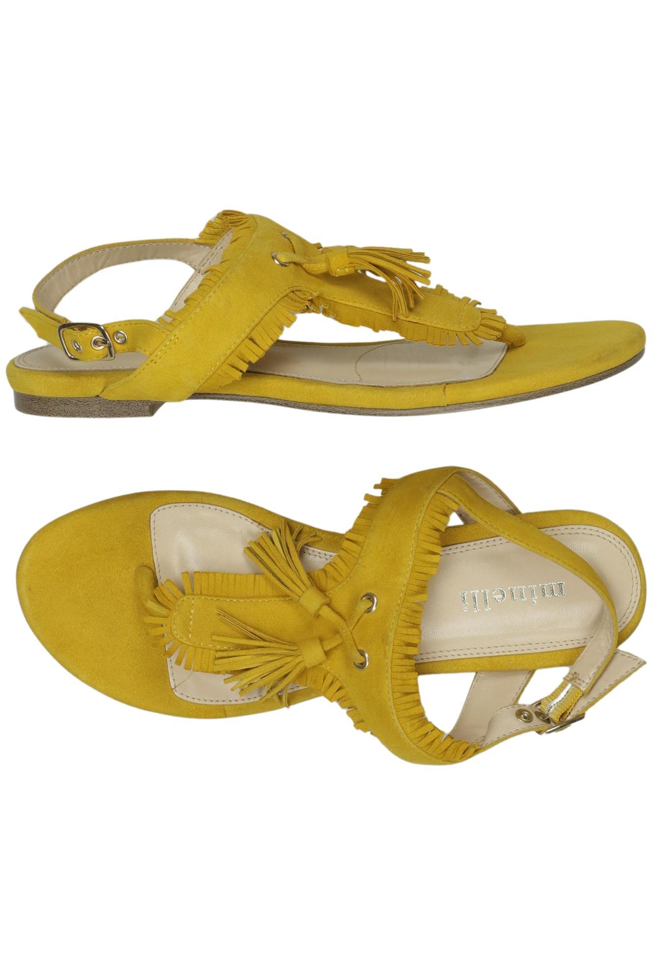 

minelli Damen Sandale, gelb, Gr. 37