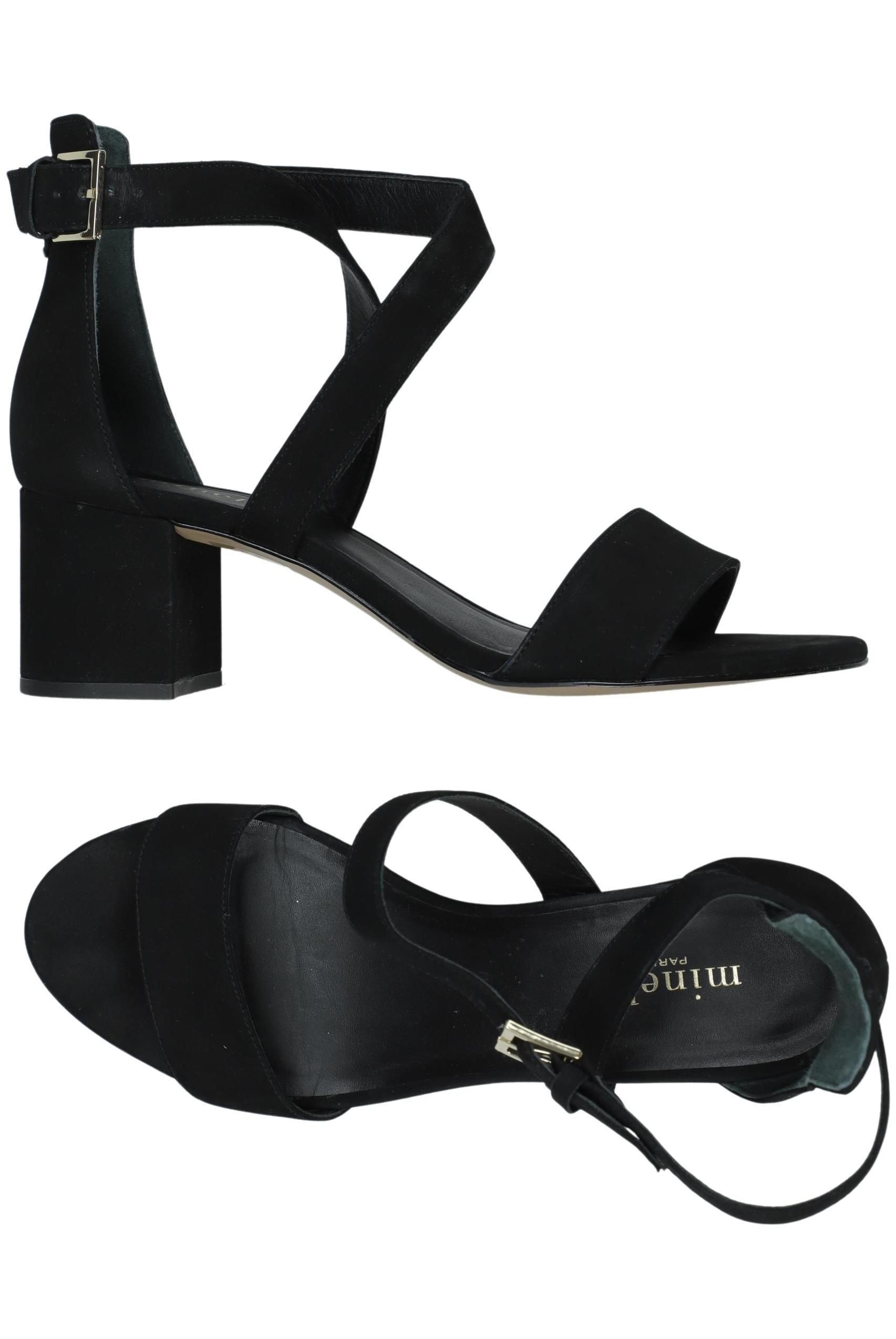 

minelli Damen Sandale, schwarz, Gr. 39