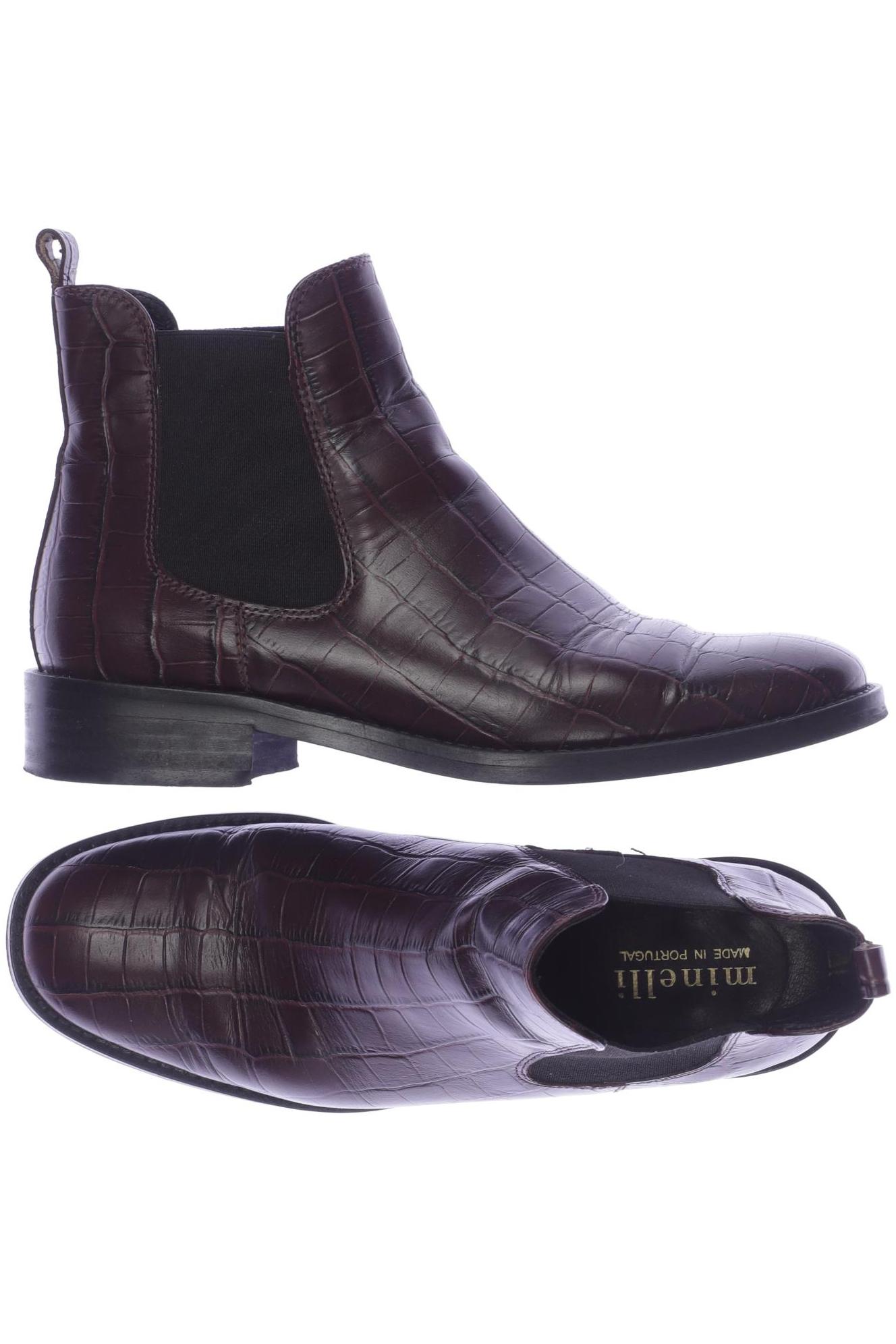 

minelli Damen Stiefelette, bordeaux