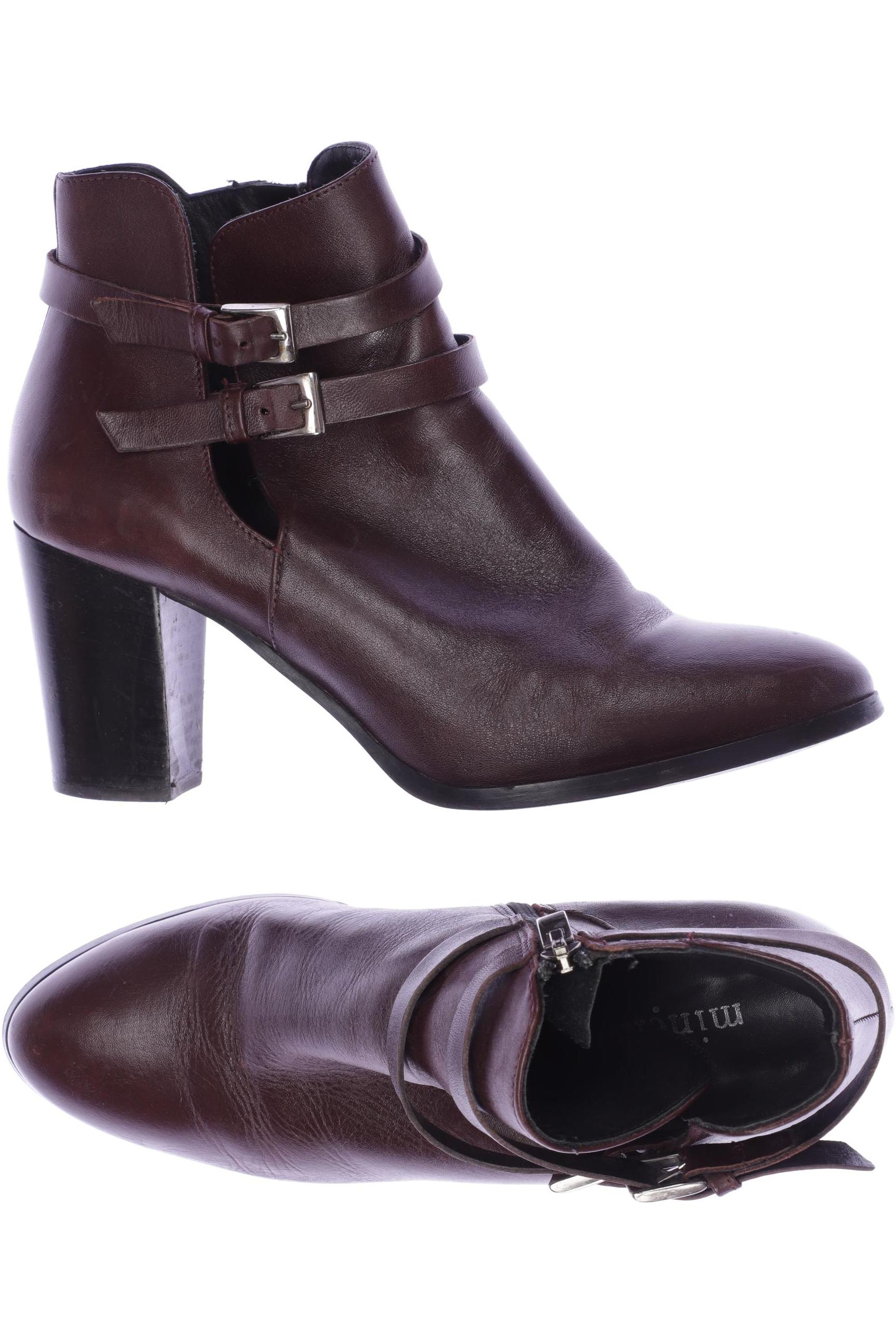 

minelli Damen Stiefelette, bordeaux, Gr. 40