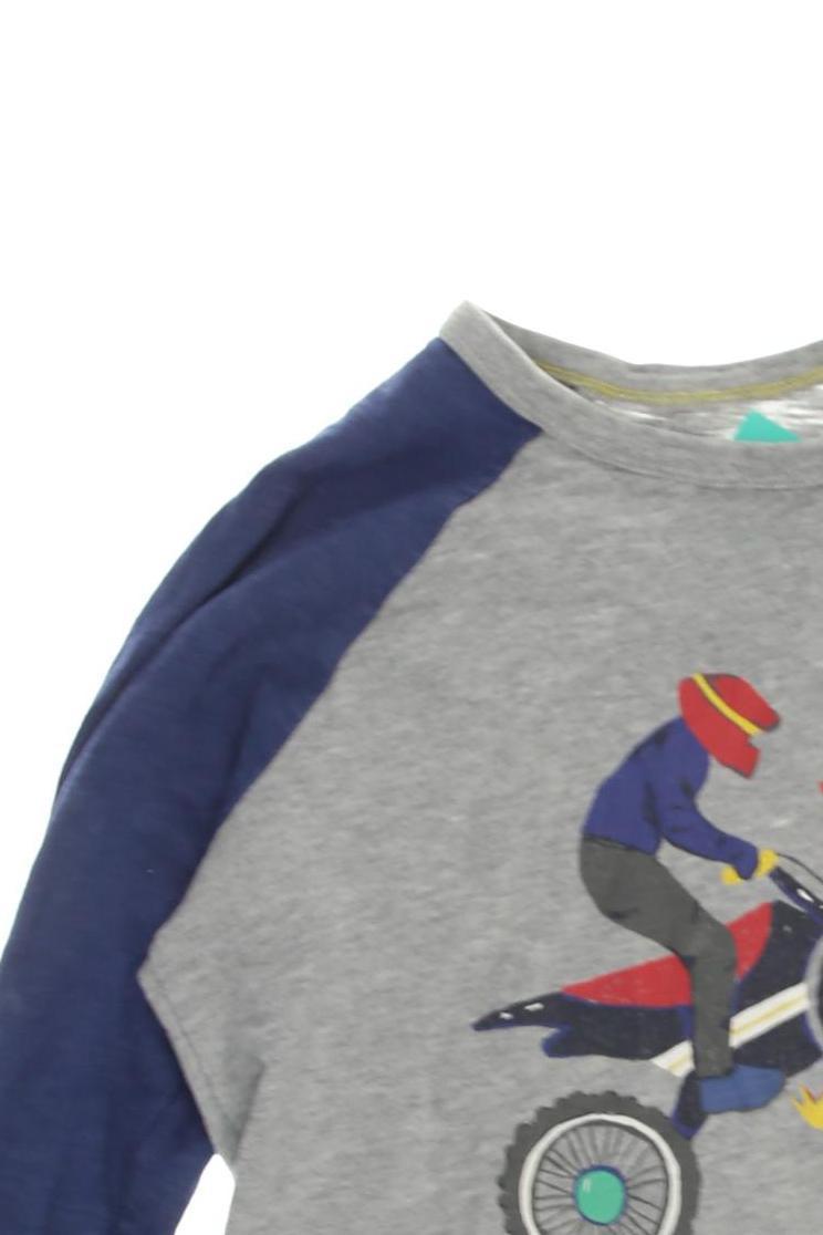 Thumbnail - Mini Boden Jungen Langarmshirt, grau, Gr. 128