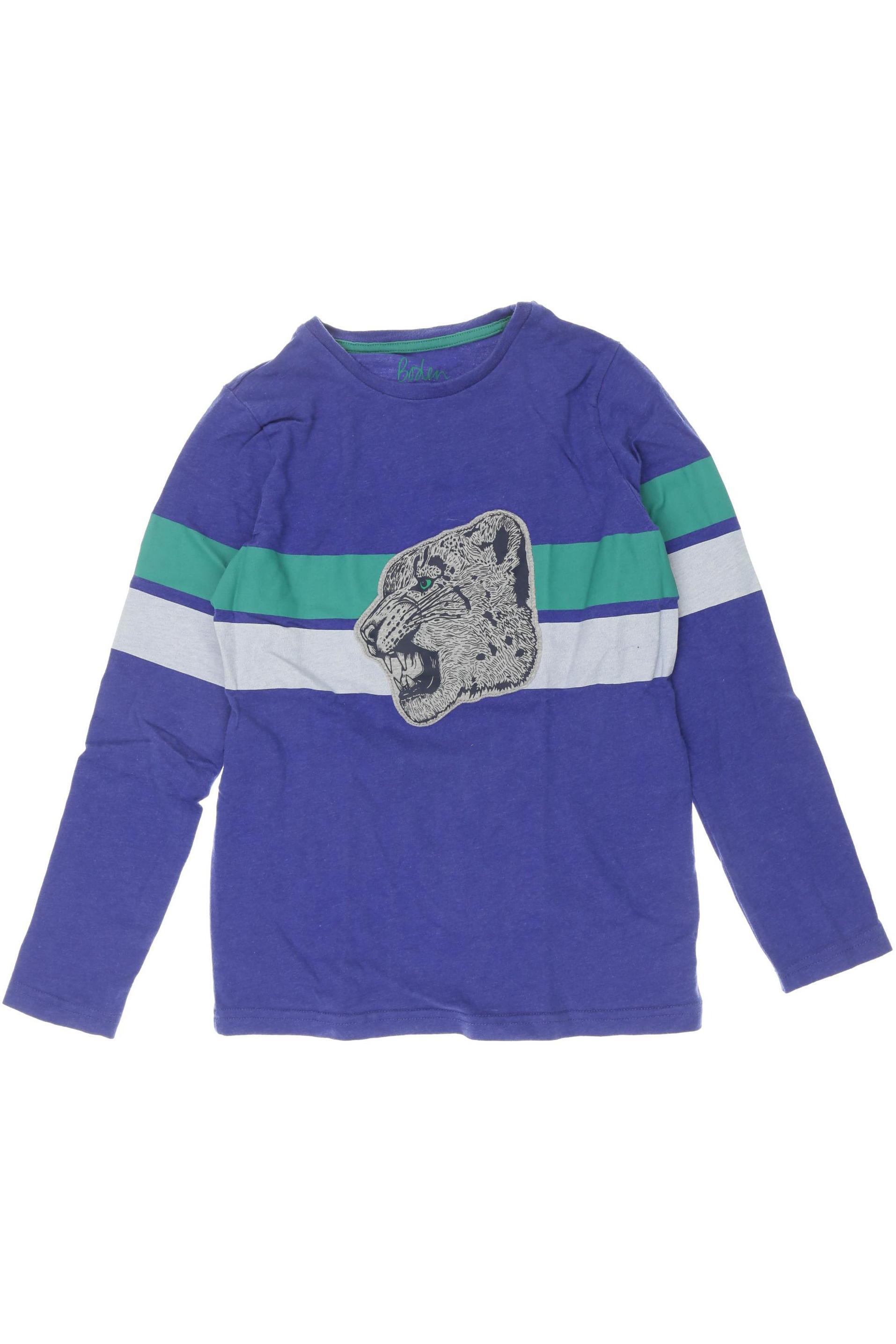 

Mini Boden Jungen Langarmshirt, blau, Gr. 140