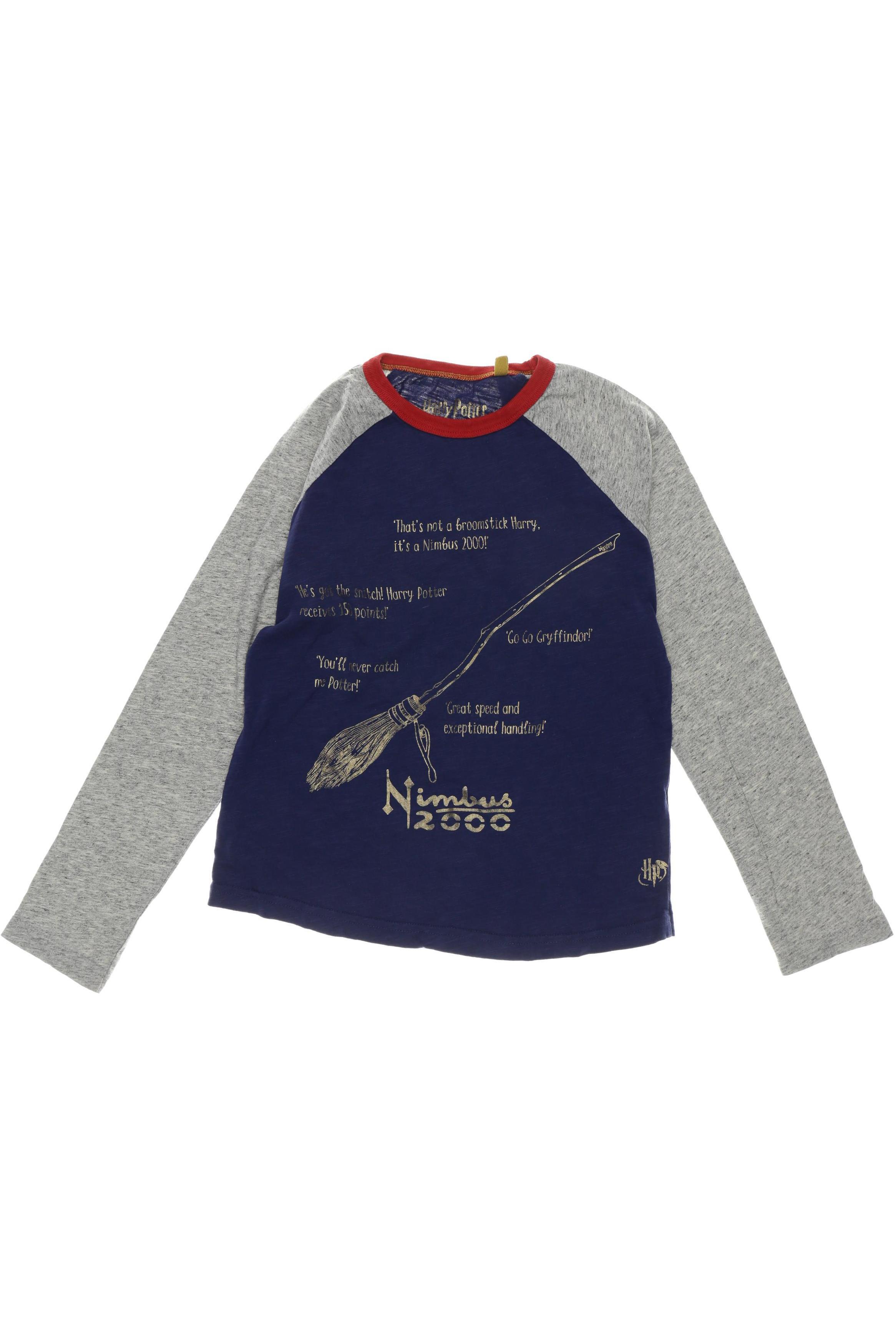 

Mini Boden Jungen Langarmshirt, blau, Gr. 140