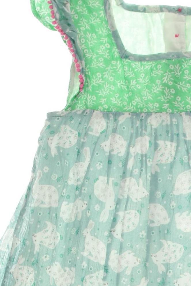 Thumbnail - Mini Boden Mädchen Kleid, blau, Gr. 122