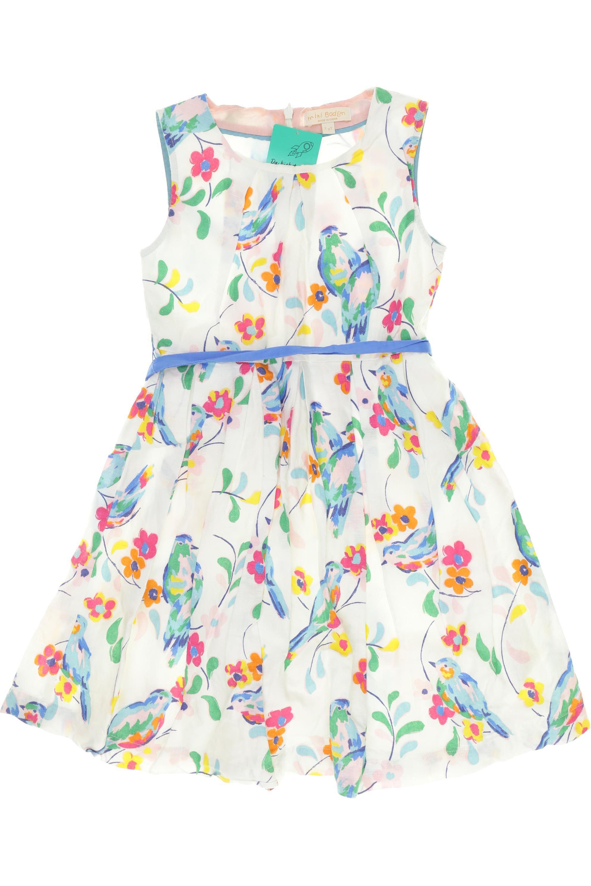 

Mini Boden Mädchen Kleid, weiß, Gr. 122