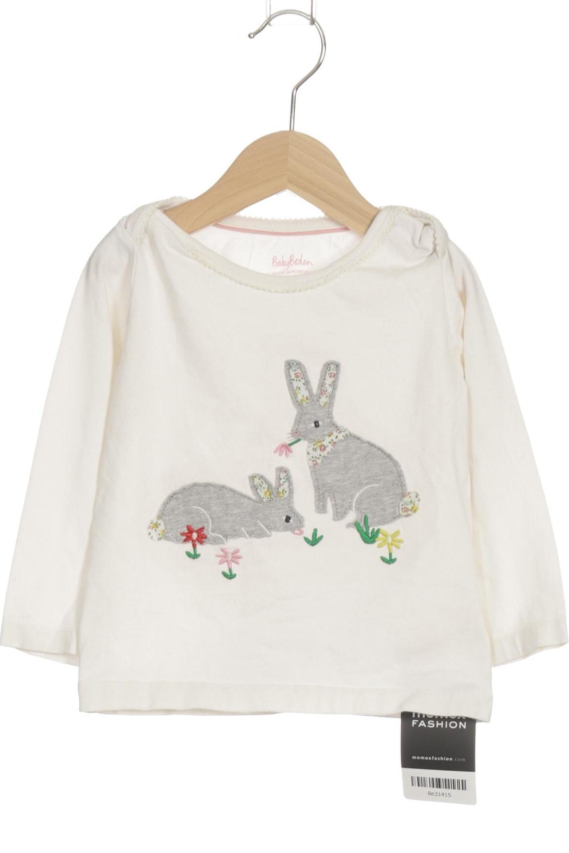 

Mini Boden Mädchen Langarmshirt, weiß, Gr. 92