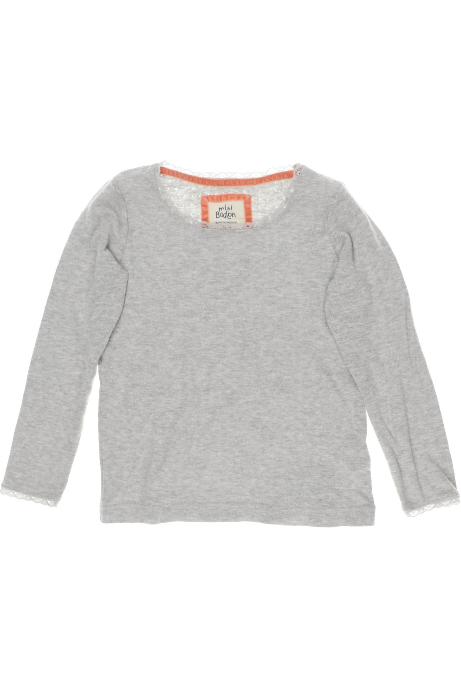 

Mini Boden Mädchen Langarmshirt, grau, Gr. 116