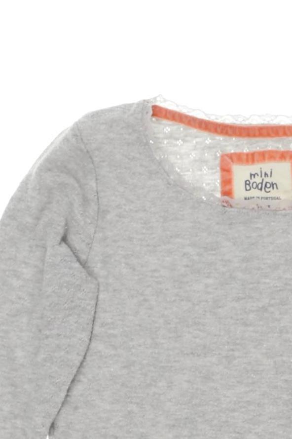 Thumbnail - Mini Boden Mädchen Langarmshirt, grau, Gr. 116
