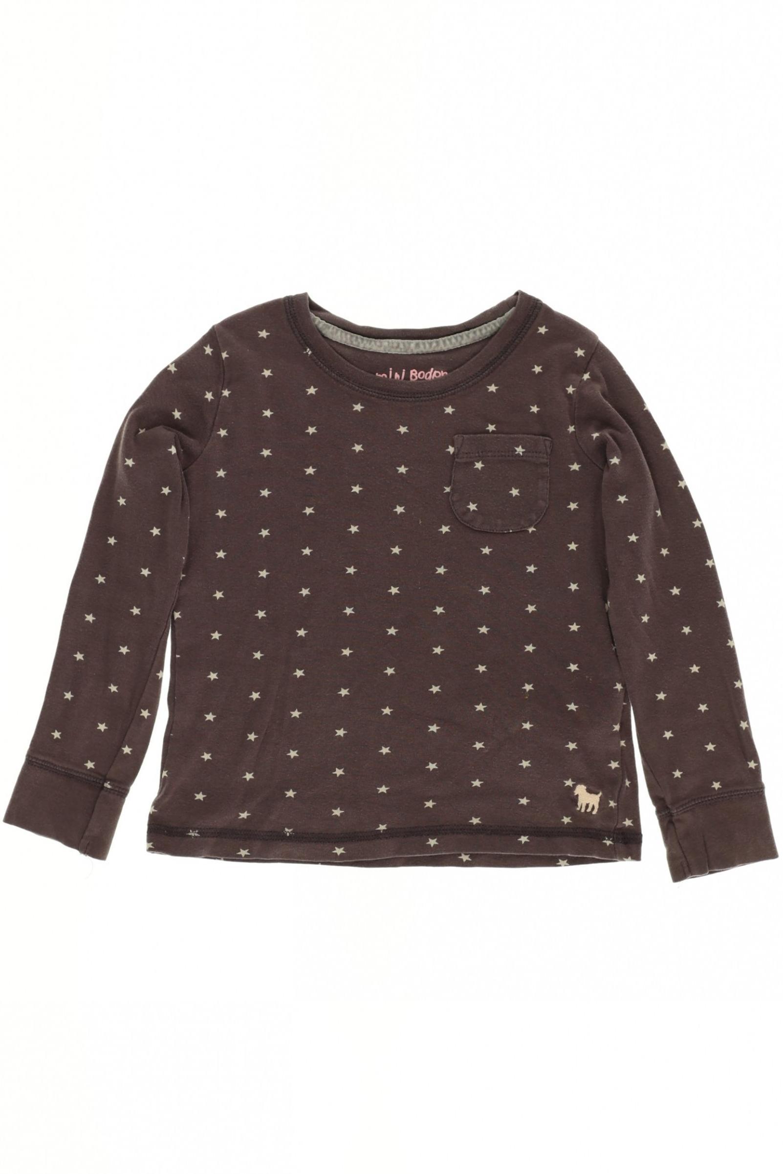 

Mini Boden Mädchen Langarmshirt, grau, Gr. 104