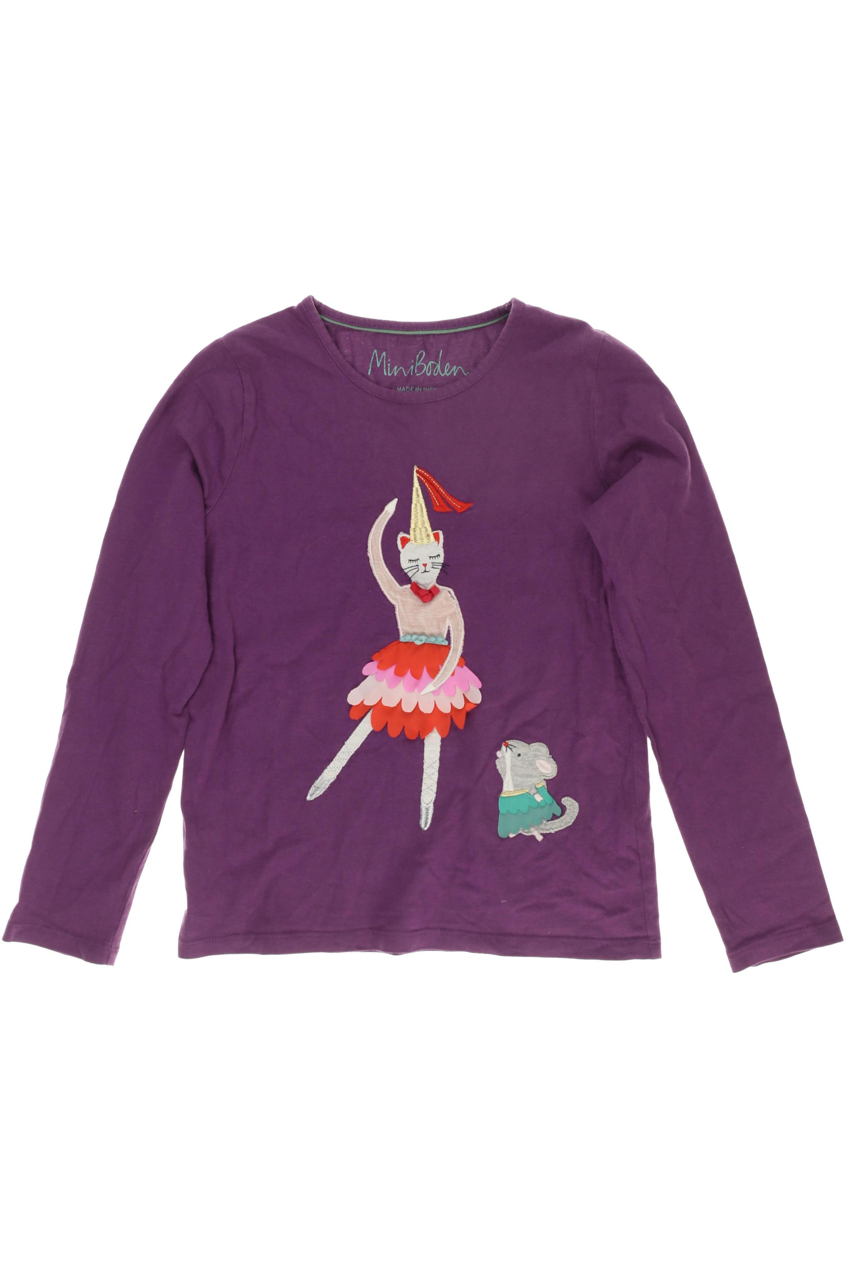 

Mini Boden Mädchen Langarmshirt, lila, Gr. 134