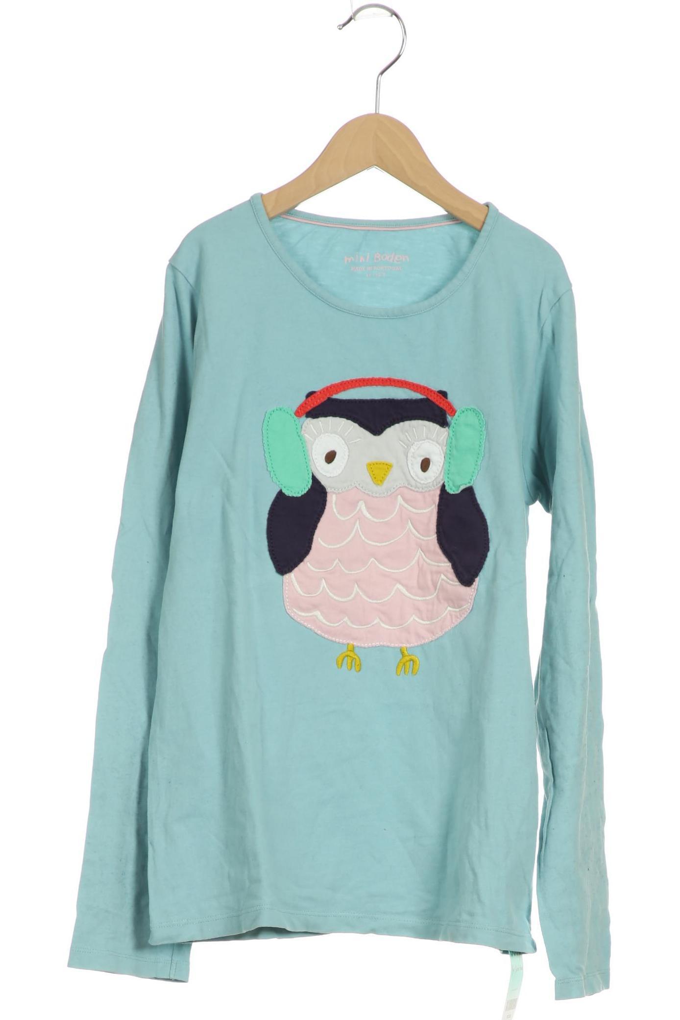 

Mini Boden Mädchen Langarmshirt, türkis, Gr. 146