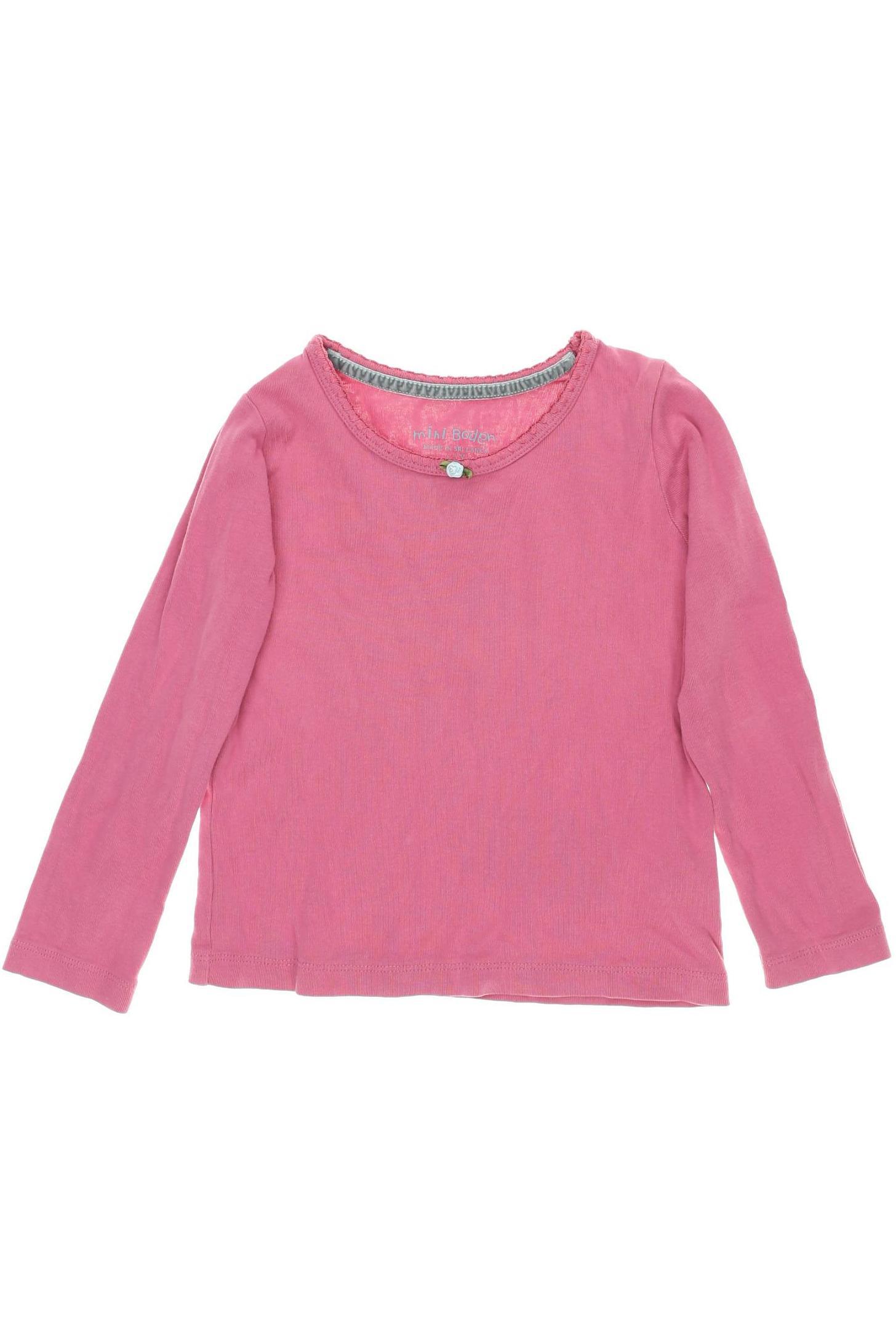 

Mini Boden Mädchen Langarmshirt, pink, Gr. 110