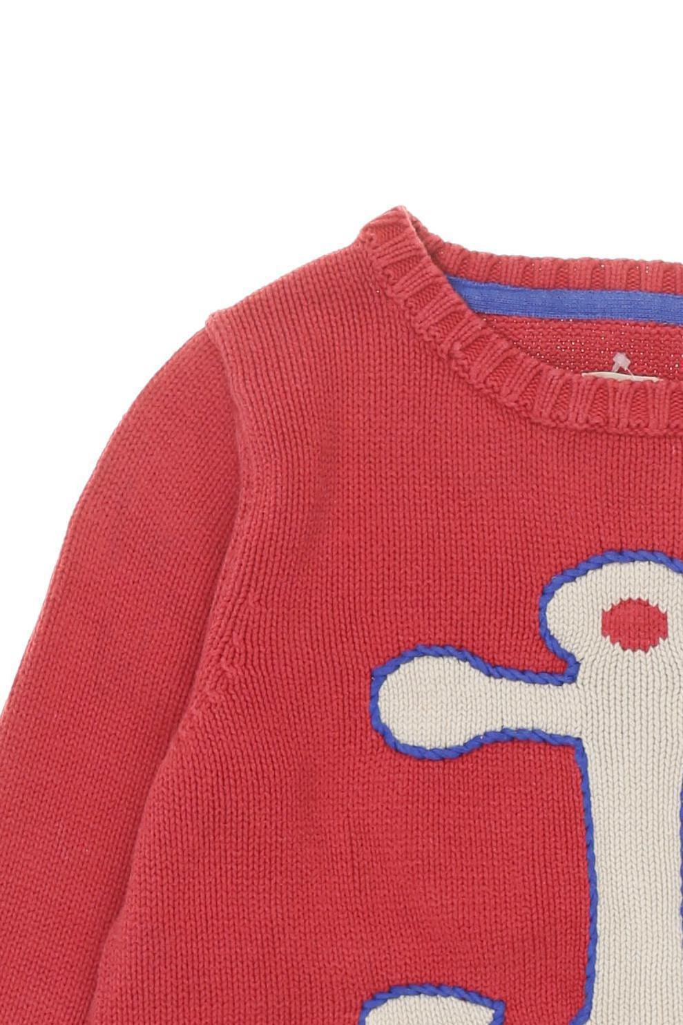 Thumbnail - Mini Boden Mädchen Pullover, rot, Gr. 116