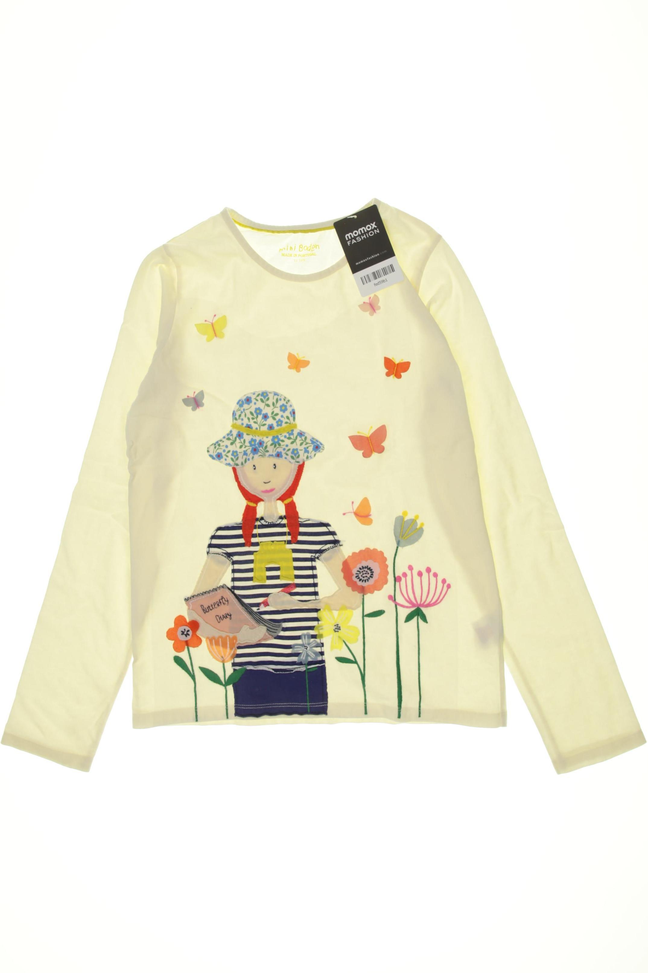 

Mini Boden Mädchen Langarmshirt, beige, Gr. 146