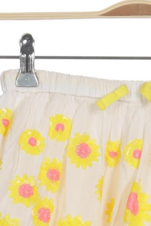 Thumbnail - Mini Boden Mädchen Rock, gelb, Gr. 122