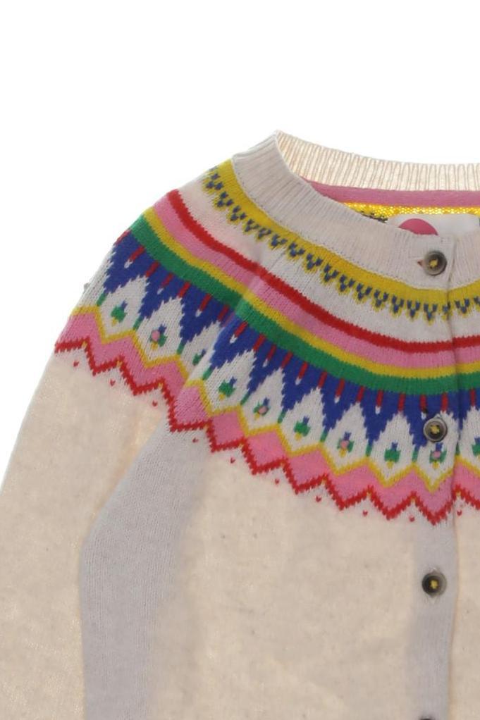 Thumbnail - Mini Boden Mädchen Strickjacke, weiß, Gr. 140