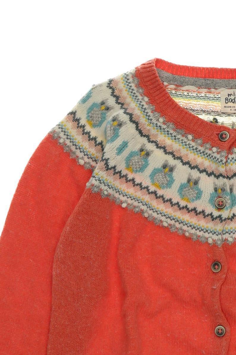 Thumbnail - Mini Boden Mädchen Strickjacke, orange, Gr. 134