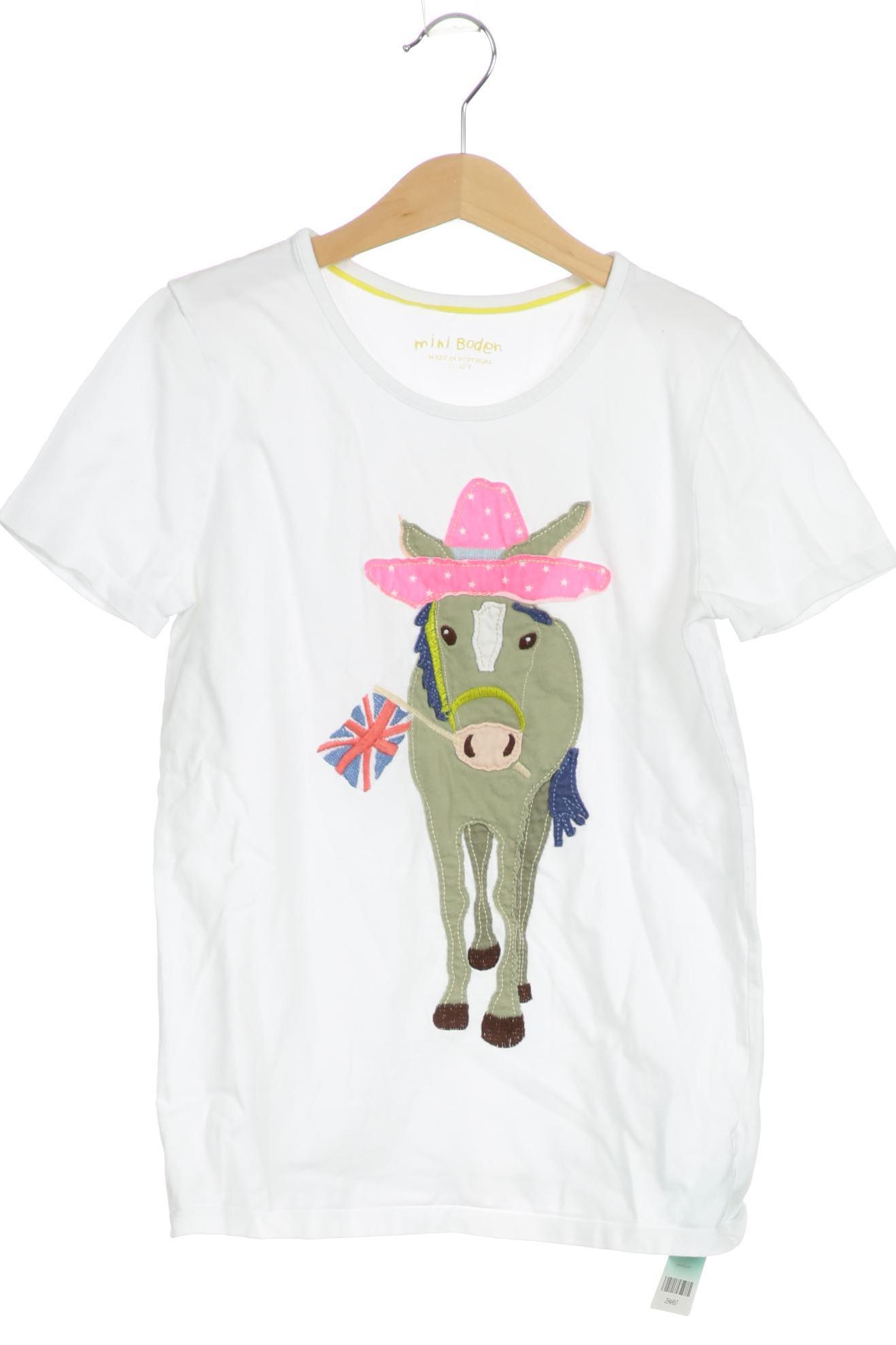

Mini Boden Mädchen T-Shirt, weiß, Gr.