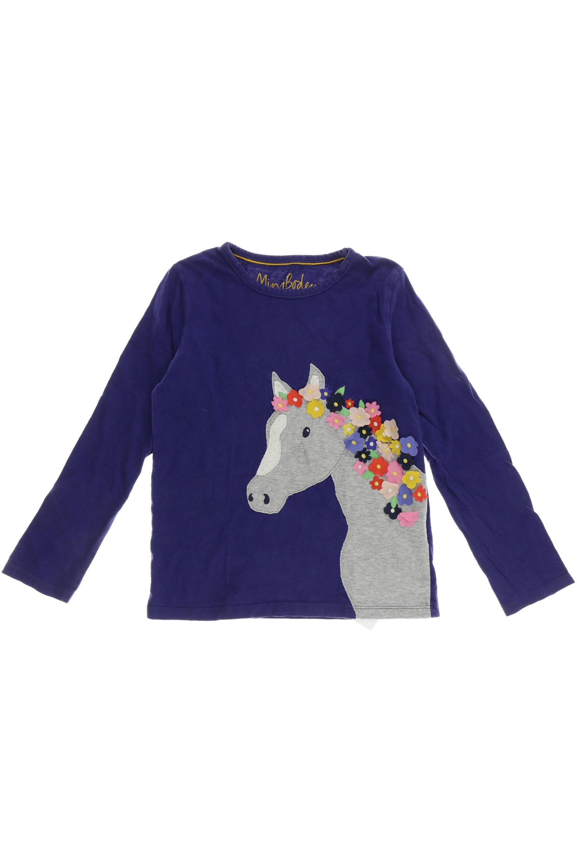 

Mini Boden Mädchen Langarmshirt, lila, Gr. 122
