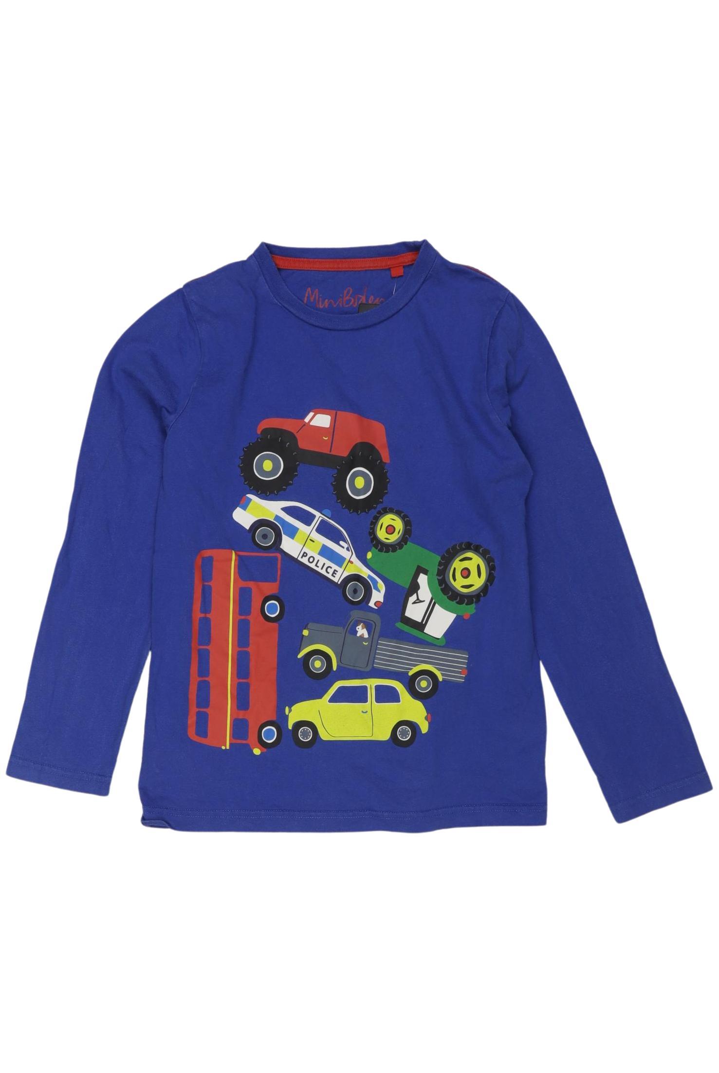 

Mini Boden Jungen Langarmshirt, blau, Gr. 134