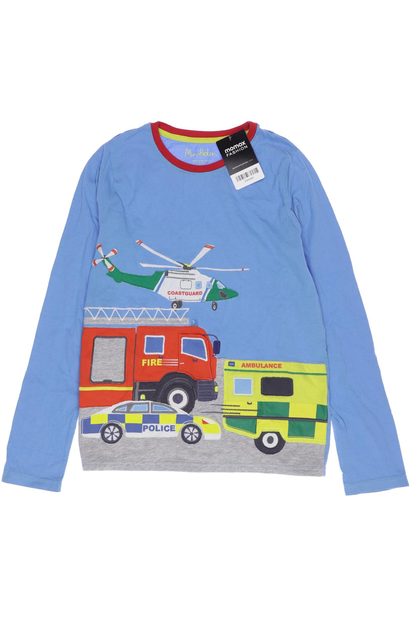 

Mini Boden Herren Langarmshirt, blau, Gr. 152