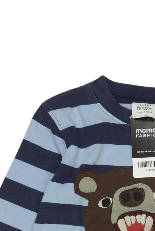 Thumbnail - Mini Boden Jungen Langarmshirt, marineblau, Gr. 104