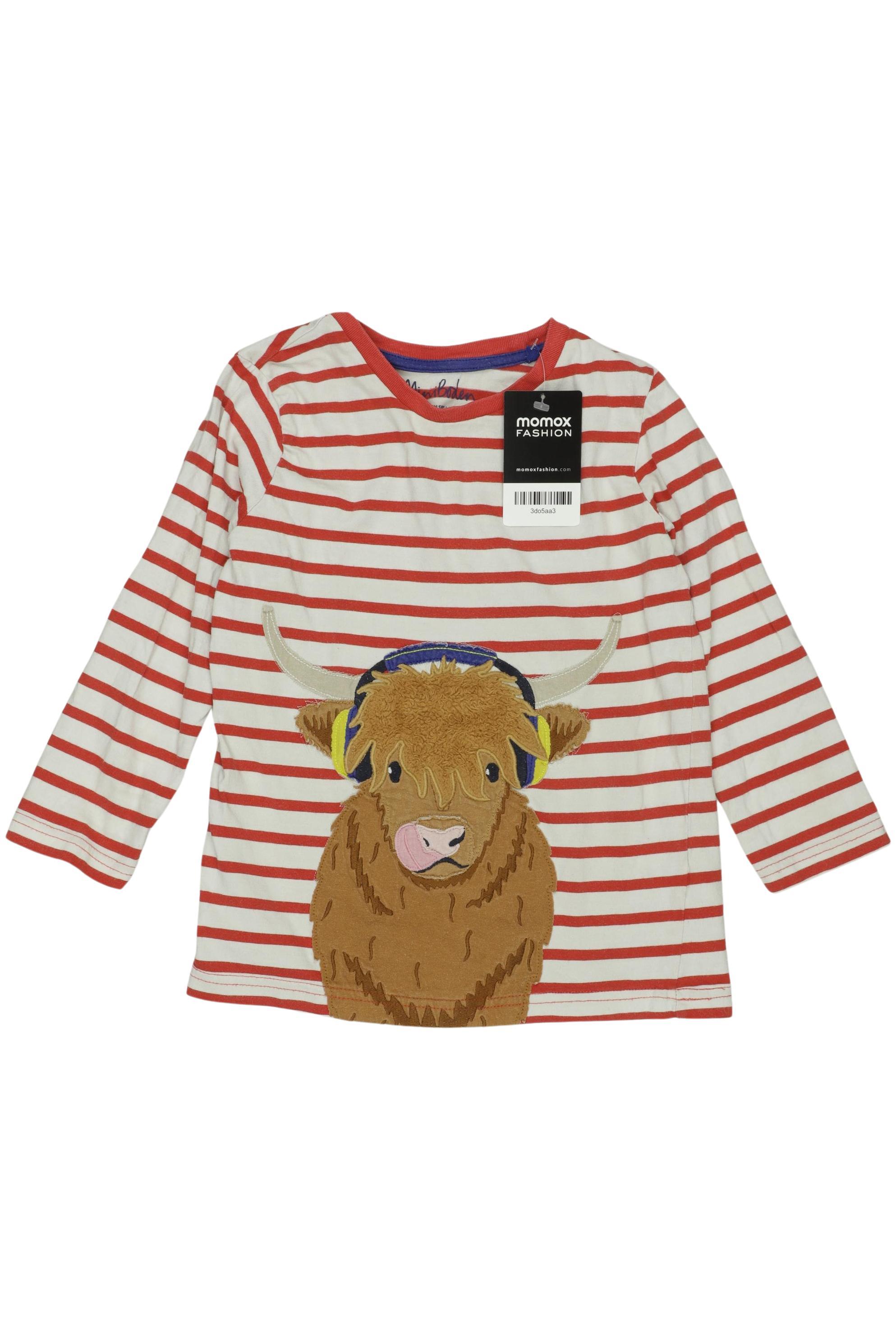 

Mini Boden Herren Langarmshirt, weiß, Gr. 116