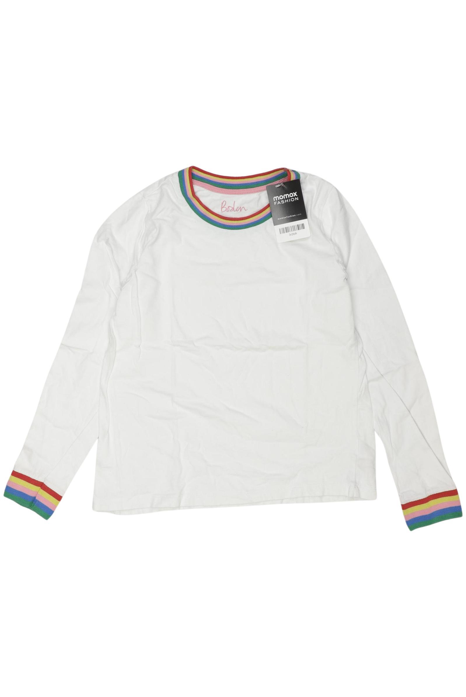 

Mini Boden Jungen Langarmshirt, weiß, Gr. 152