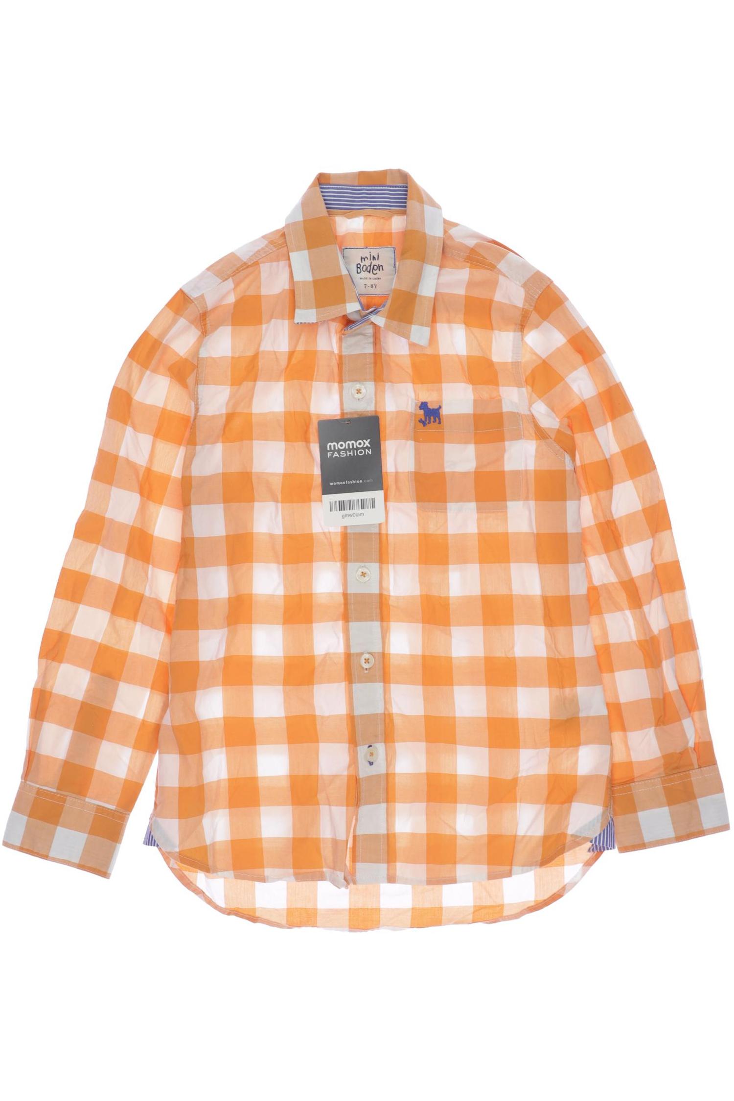 

Mini Boden Herren Hemd, orange, Gr. 128