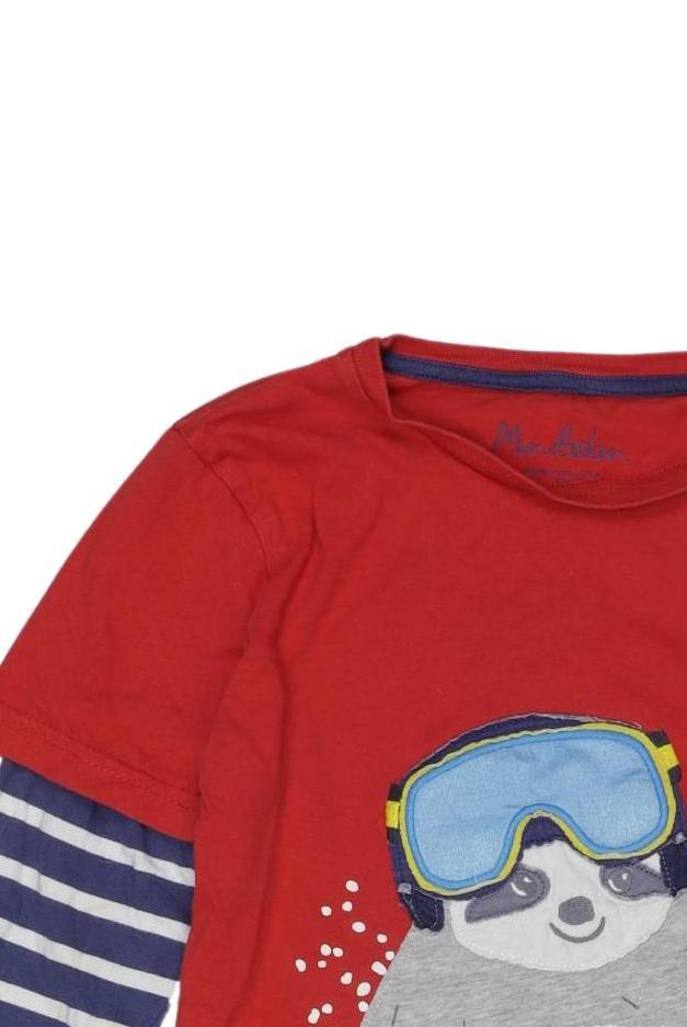 Thumbnail - Mini Boden Jungen Langarmshirt, rot, Gr. 128