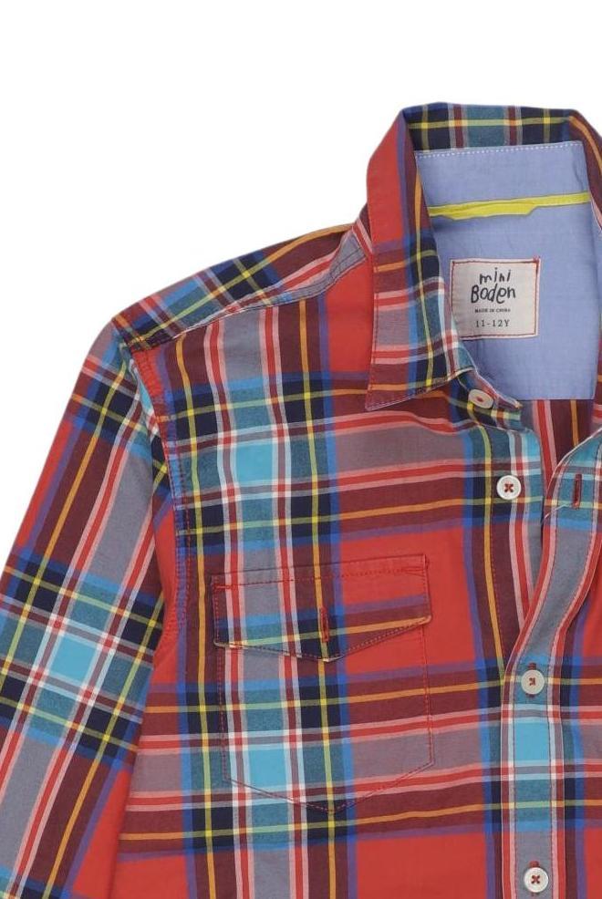 Thumbnail - Mini Boden Jungen Hemd, mehrfarbig, Gr. 152