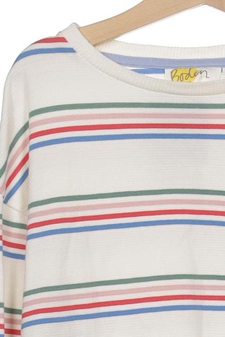 Thumbnail - Mini Boden Jungen Langarmshirt, cremeweiß, Gr. 140