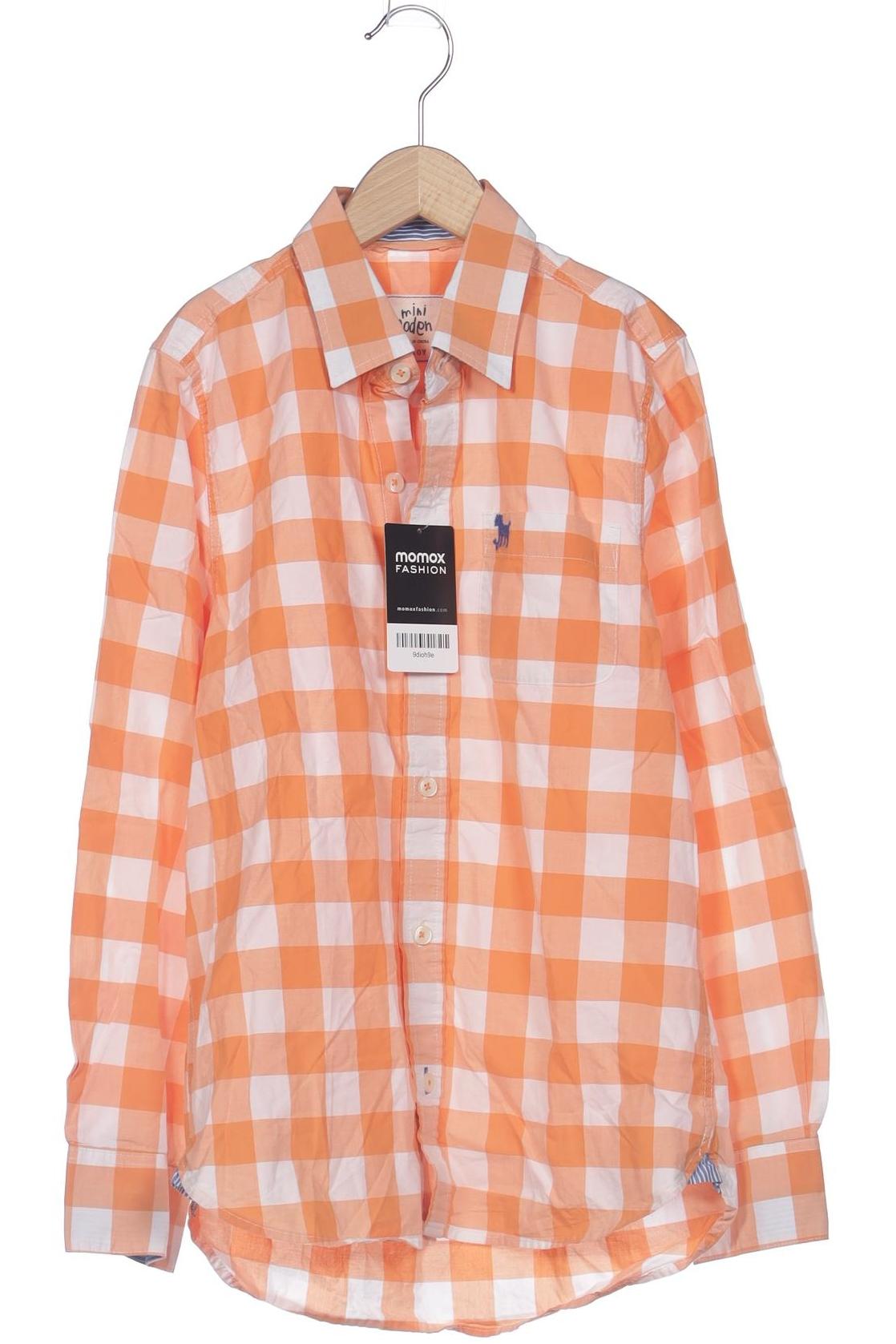 

Mini Boden Herren Hemd, orange, Gr. 140