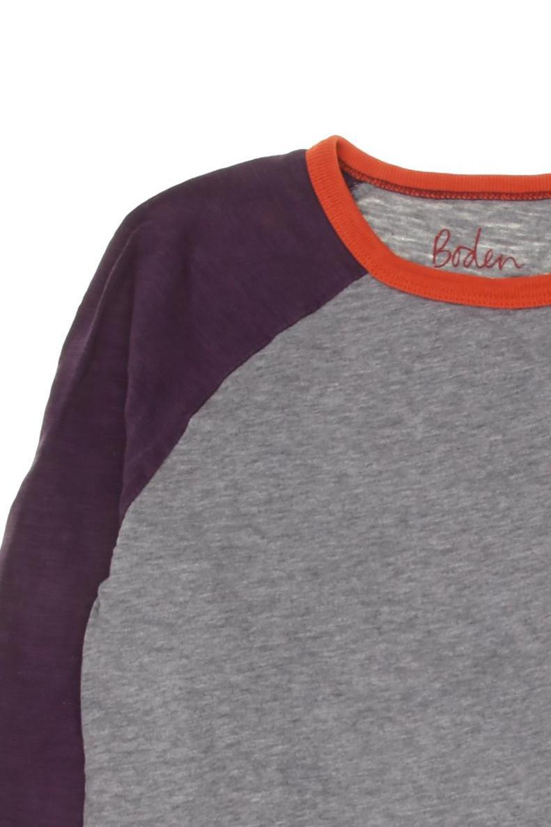 Thumbnail - Mini Boden Jungen Langarmshirt, grau, Gr. 146