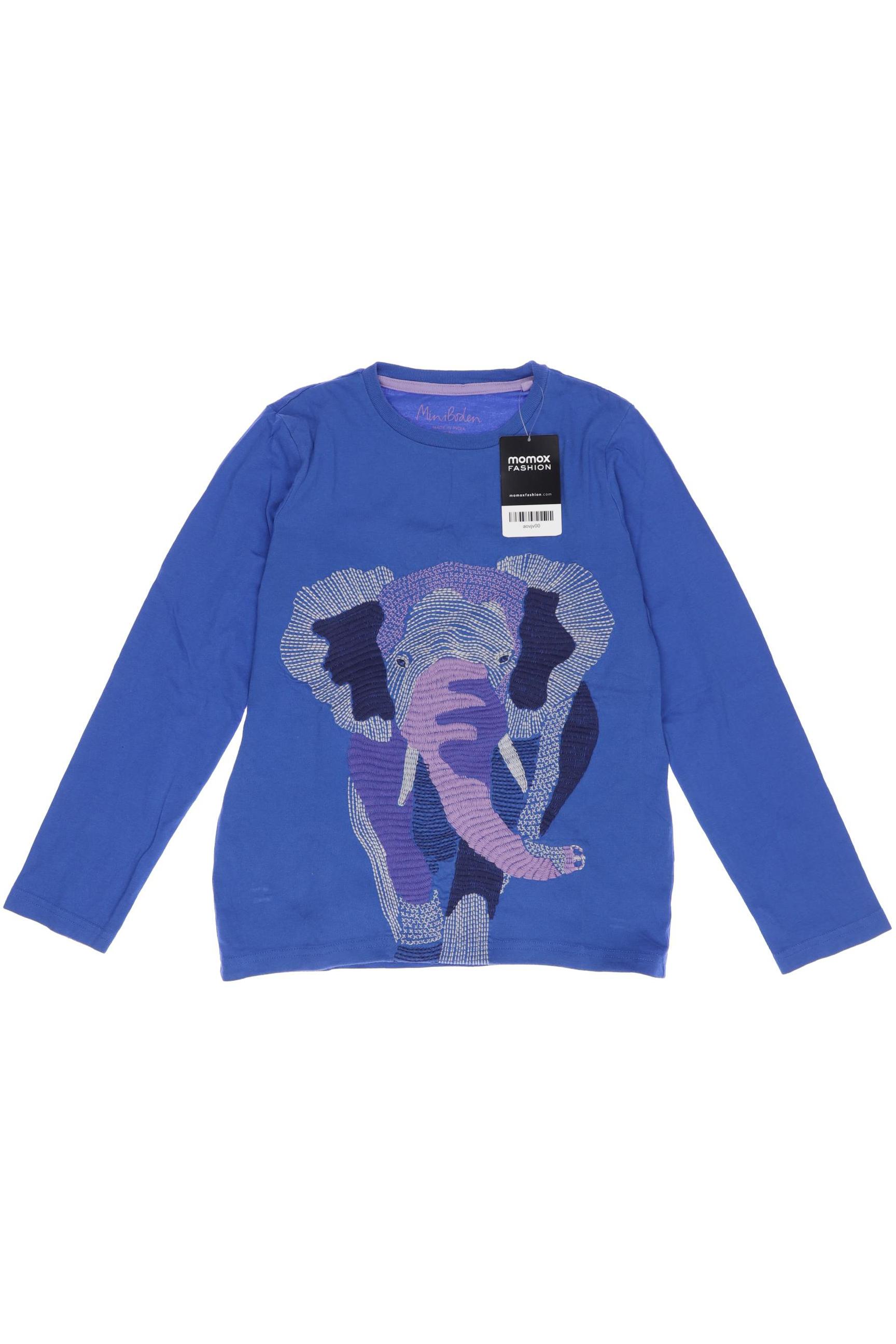 

Mini Boden Herren Langarmshirt, blau, Gr. 134