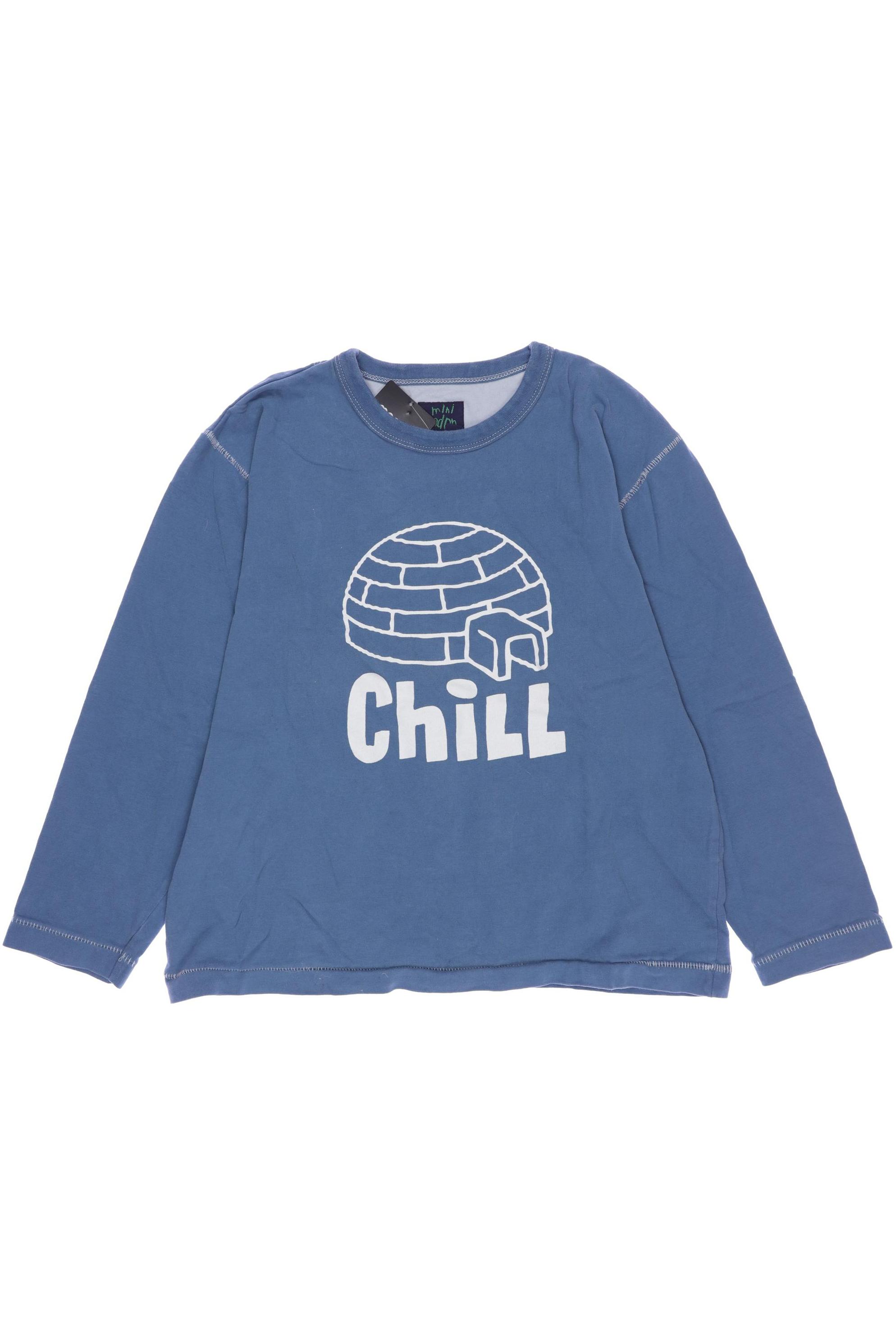 

Mini Boden Herren Langarmshirt, blau, Gr. 140