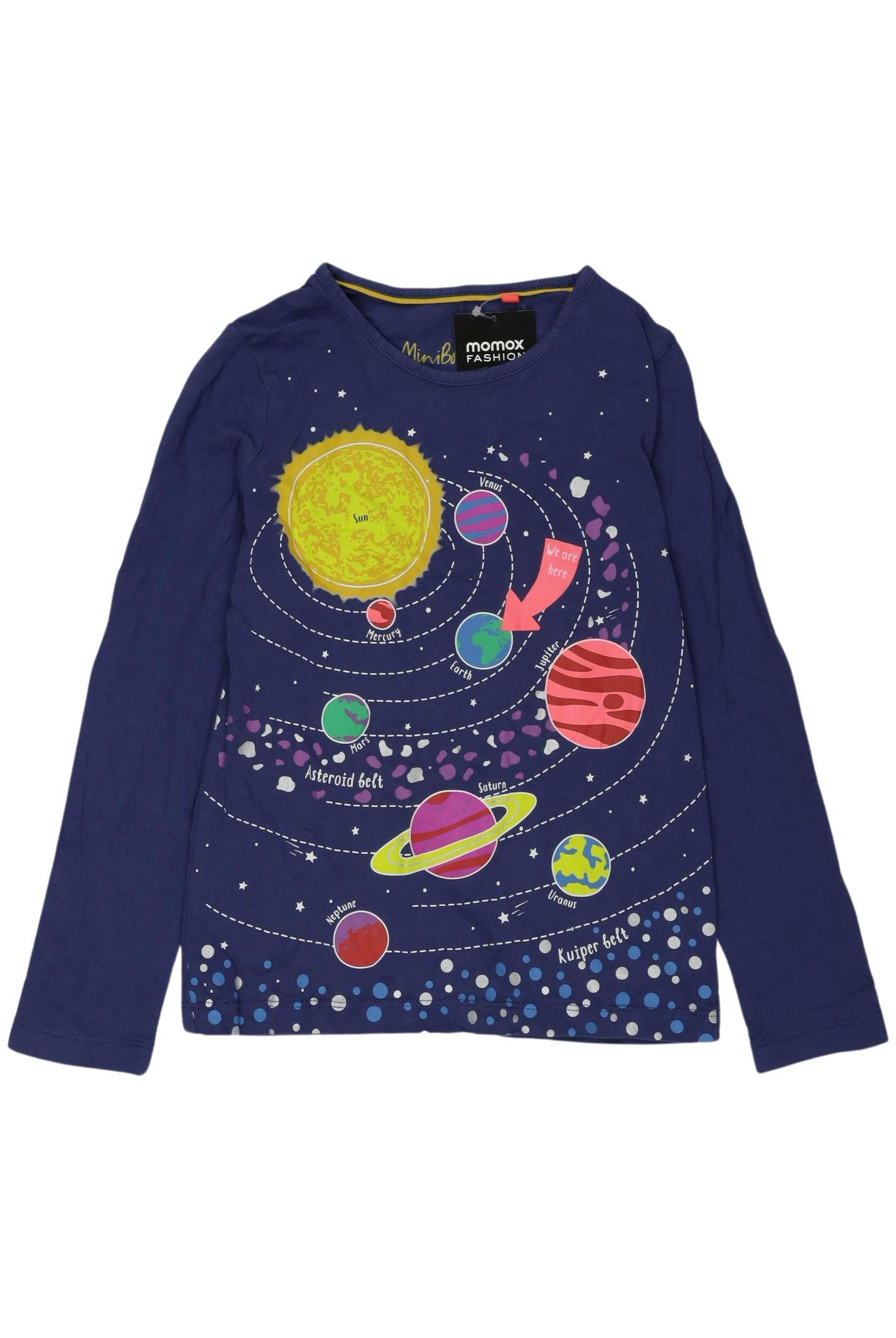 

Mini Boden Jungen Langarmshirt, marineblau, Gr. 128