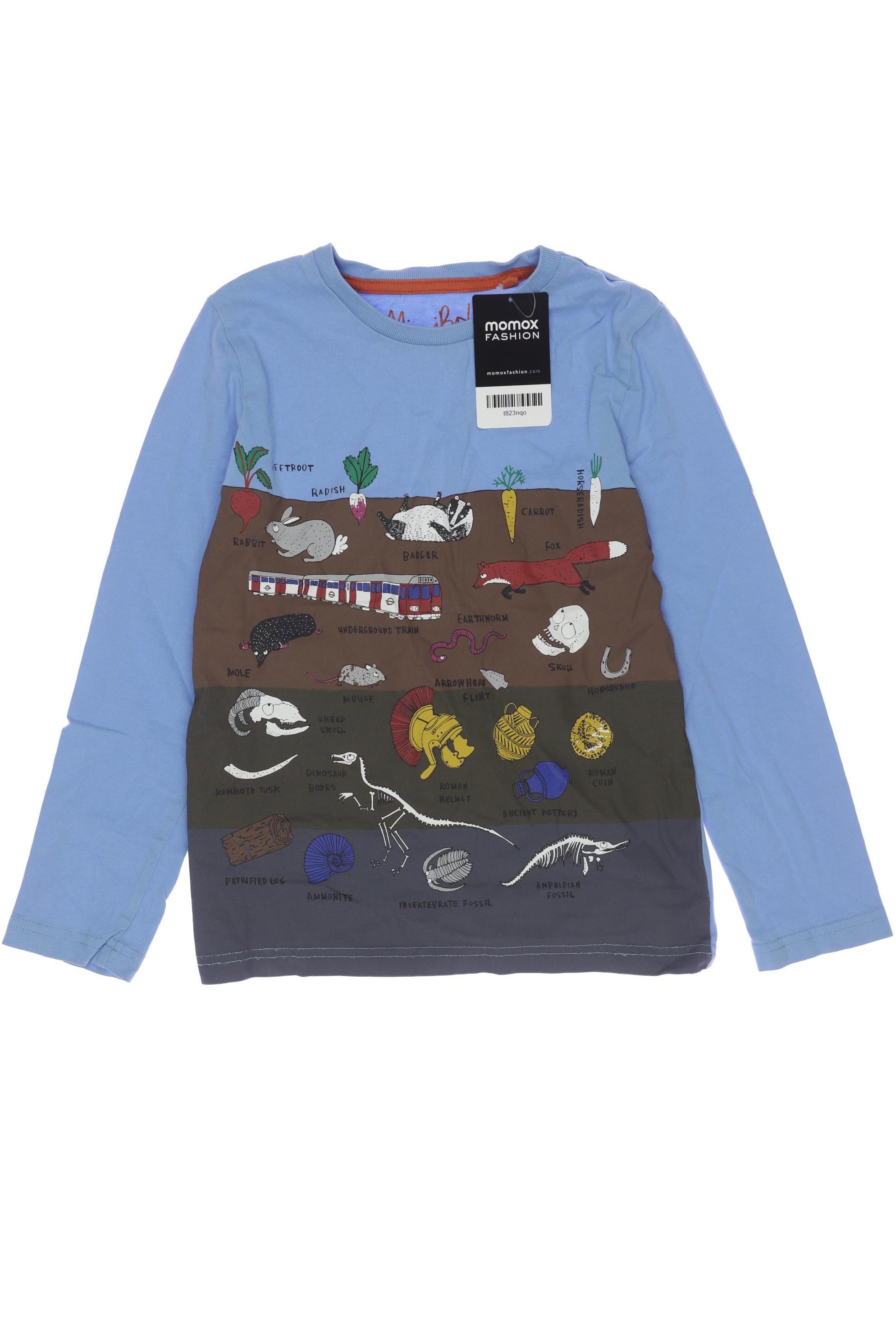 

Mini Boden Herren Langarmshirt, blau, Gr. 128