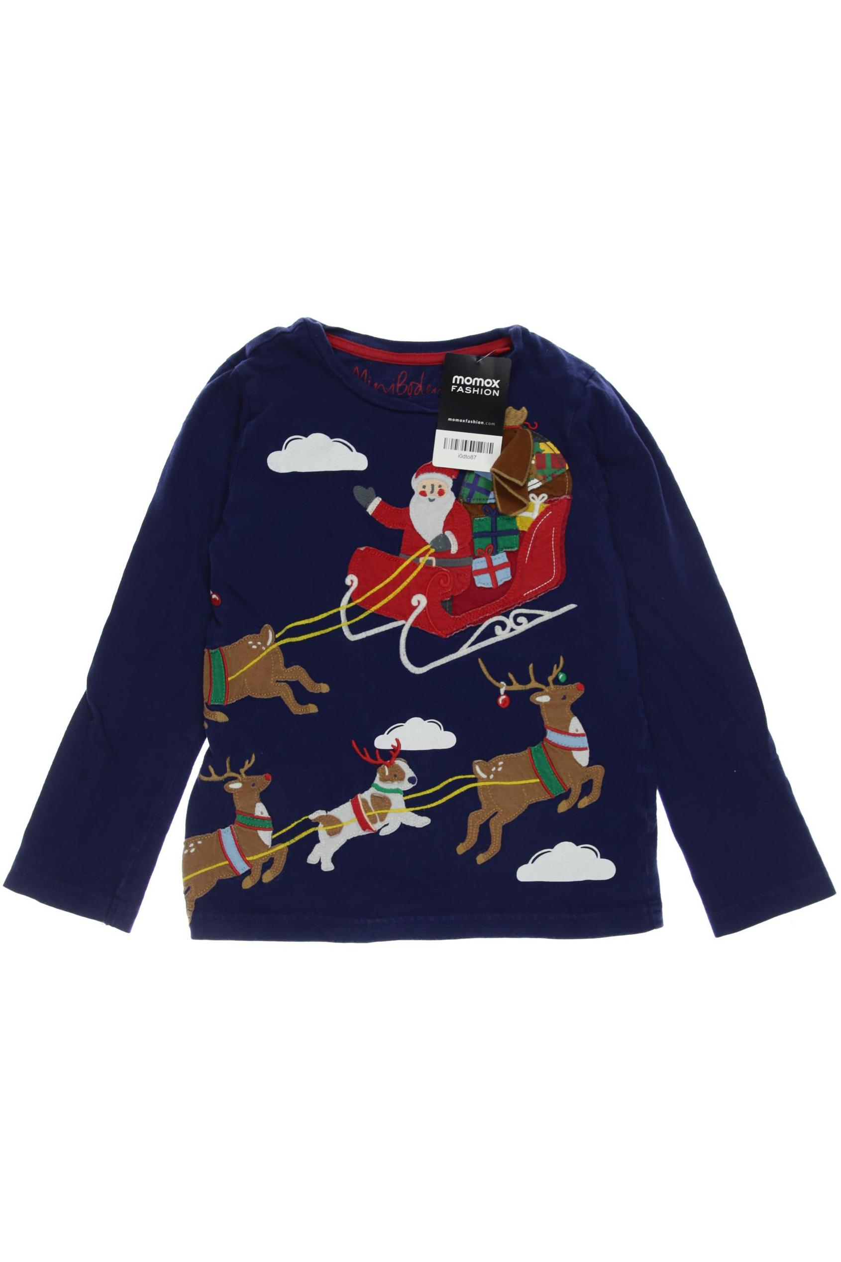 

Mini Boden Herren Langarmshirt, marineblau, Gr. 128