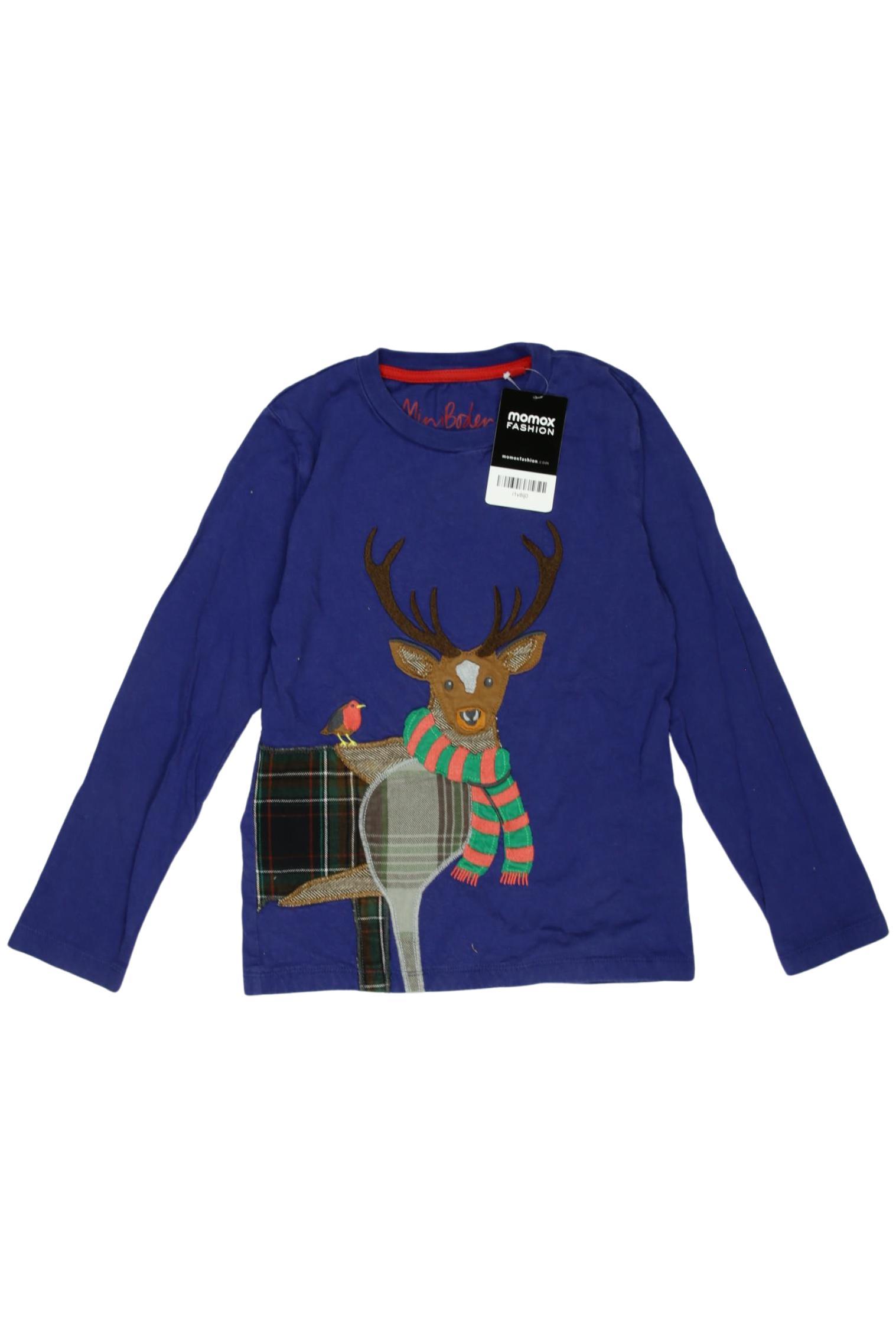 

Mini Boden Herren Langarmshirt, marineblau, Gr. 128