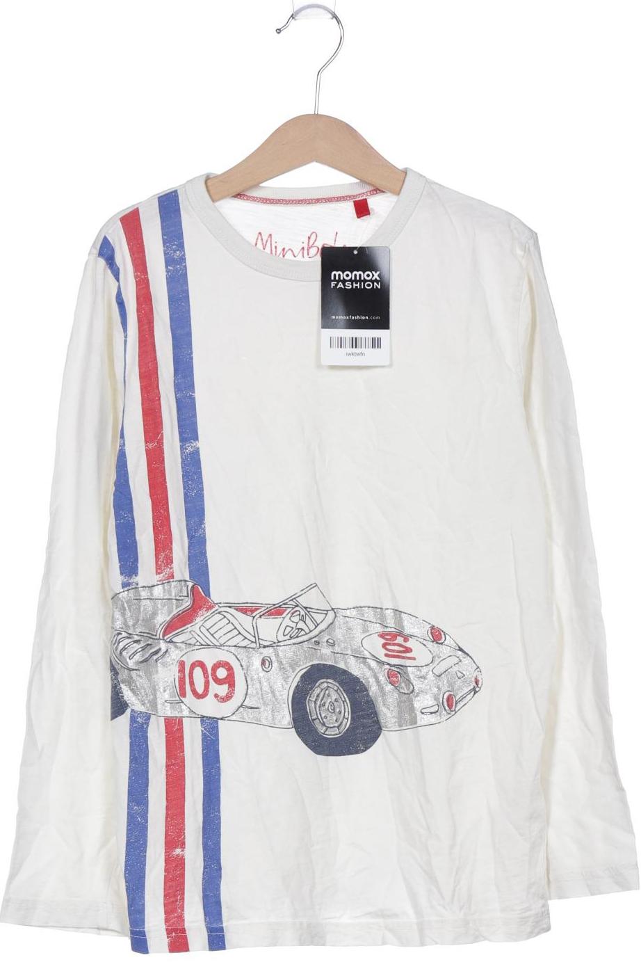 

Mini Boden Herren Langarmshirt, cremeweiß, Gr. 140