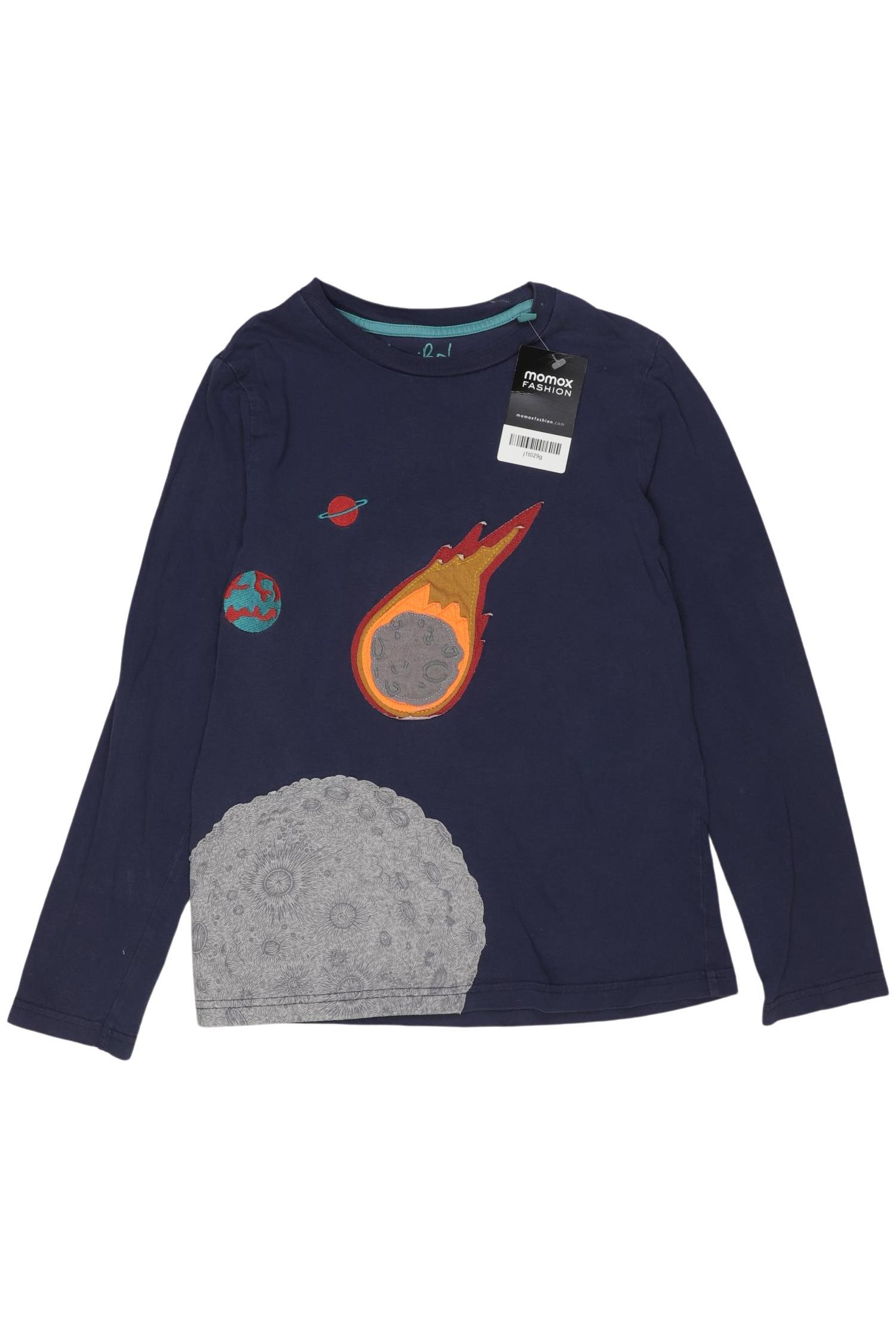 

Mini Boden Jungen Langarmshirt, marineblau, Gr. 140