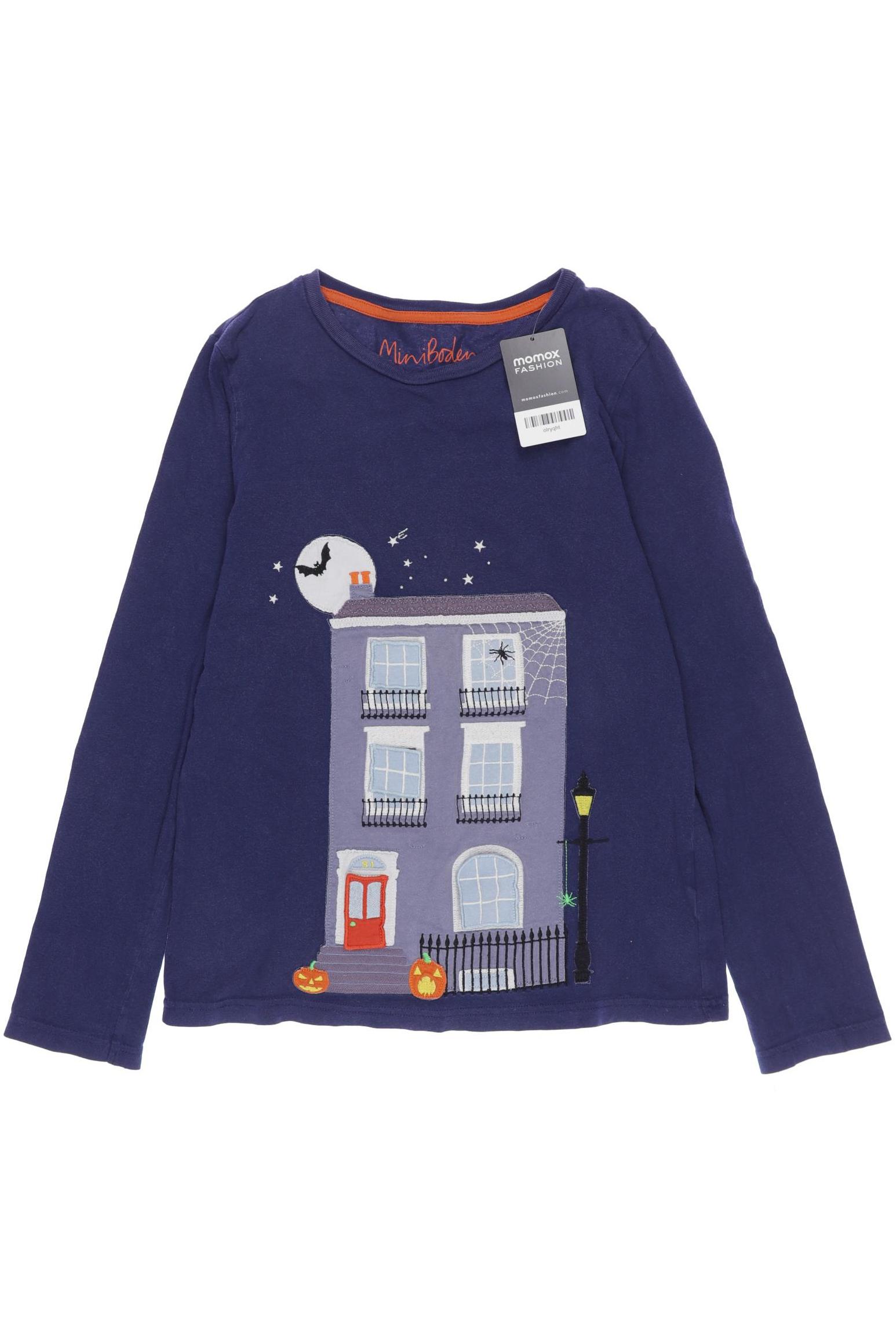 

Mini Boden Jungen Langarmshirt, marineblau