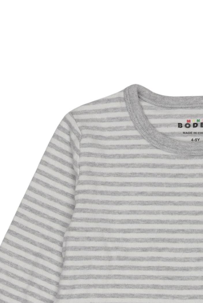 Thumbnail - Mini Boden Jungen Langarmshirt, grau, Gr. 104