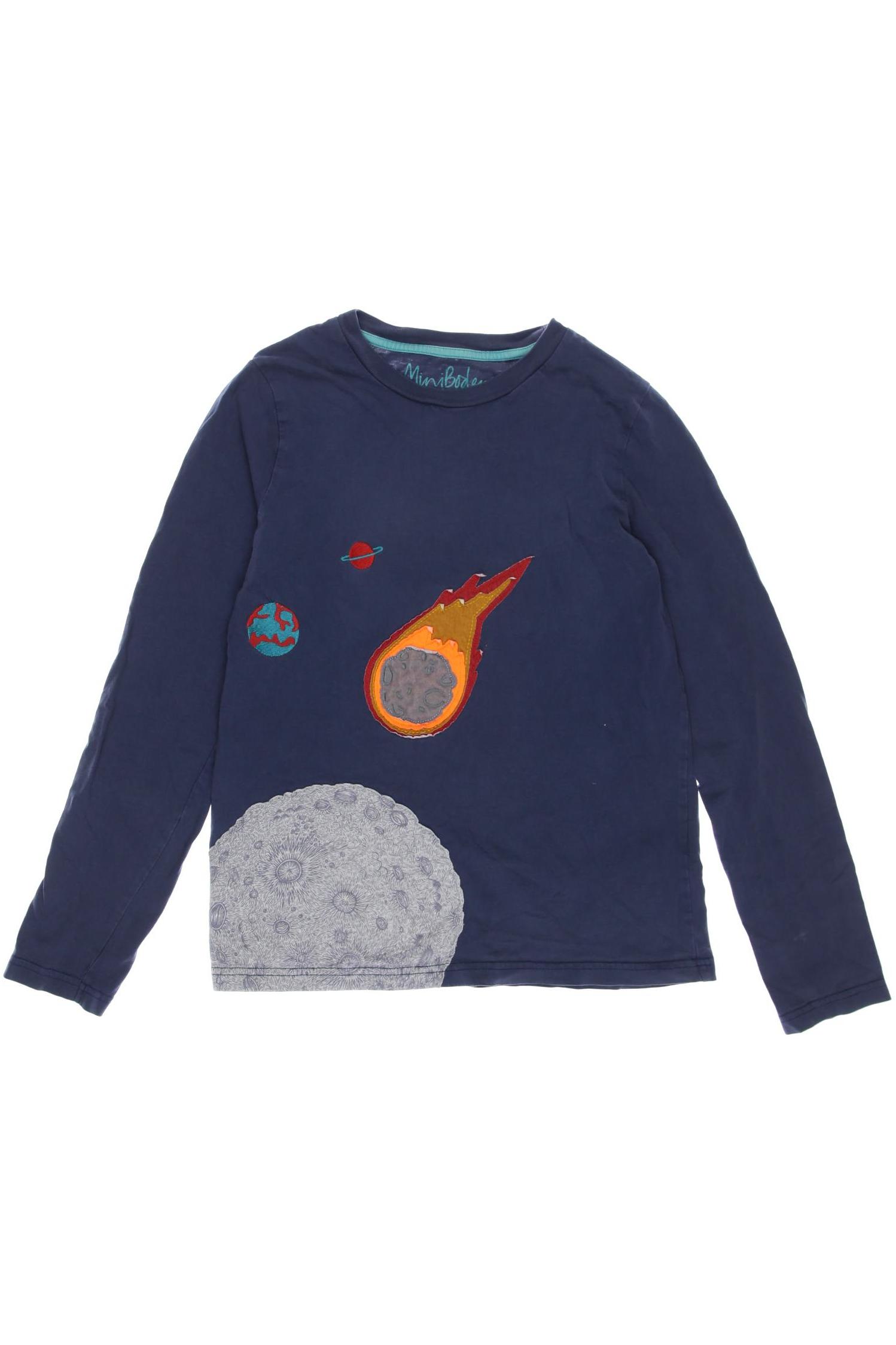 

Mini Boden Herren Langarmshirt, marineblau, Gr. 152