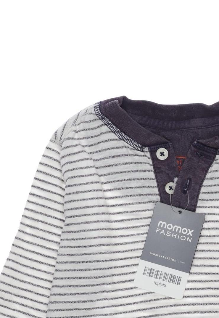 Thumbnail - Mini Boden Jungen Langarmshirt, weiß, Gr. 104