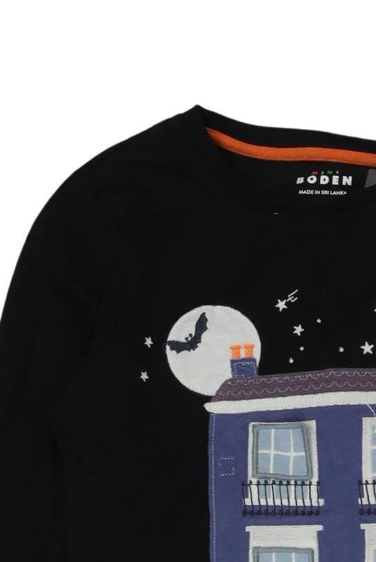 Thumbnail - Mini Boden Jungen Langarmshirt, schwarz, Gr. 140