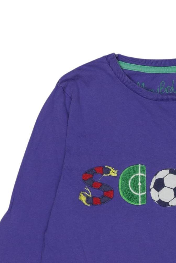 Thumbnail - Mini Boden Jungen Langarmshirt, flieder, Gr. 152