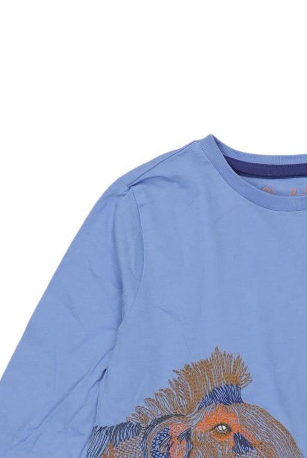 Thumbnail - Mini Boden Jungen Langarmshirt, hellblau, Gr. 122