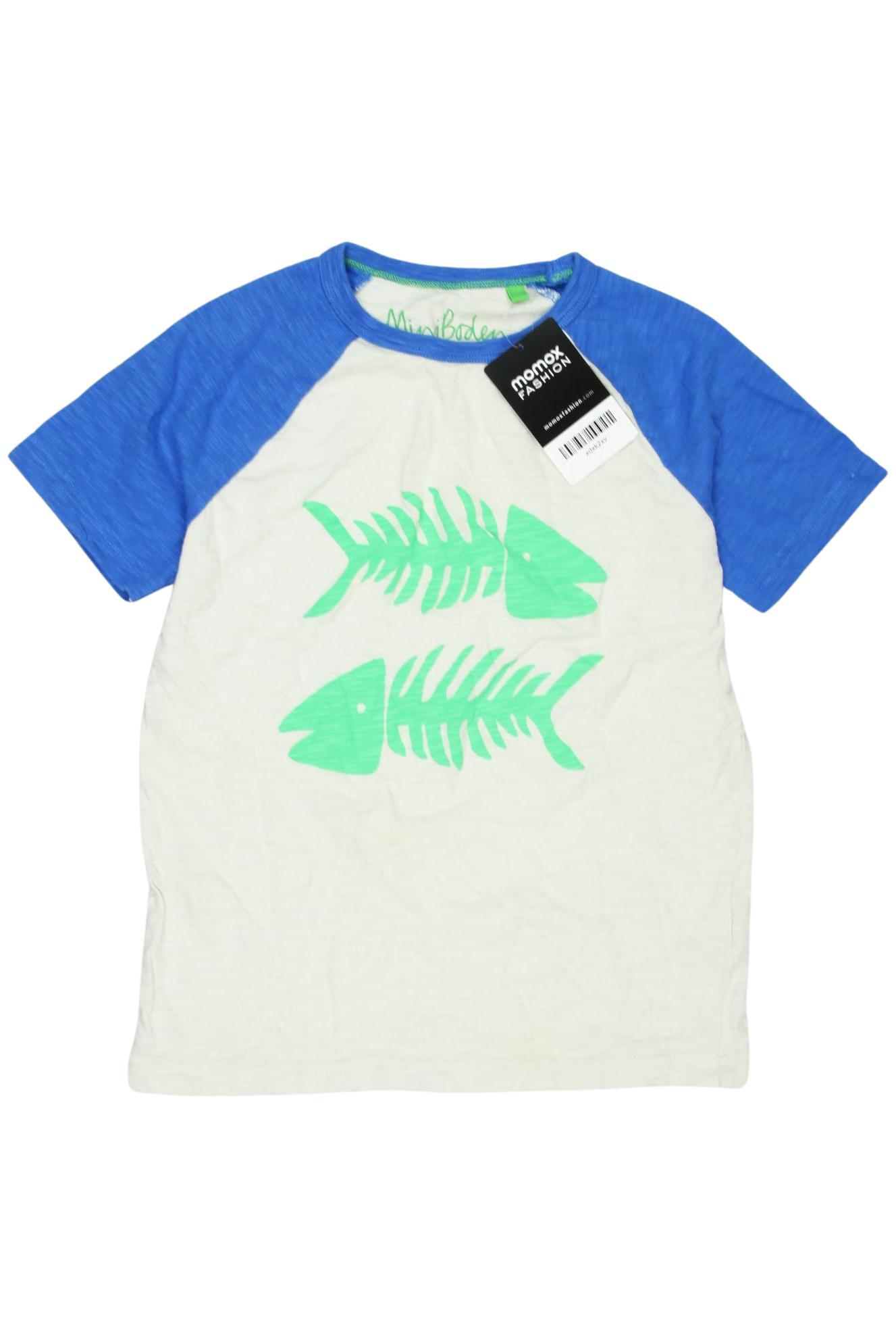 

Mini Boden Herren T-Shirt, cremeweiß, Gr. 128
